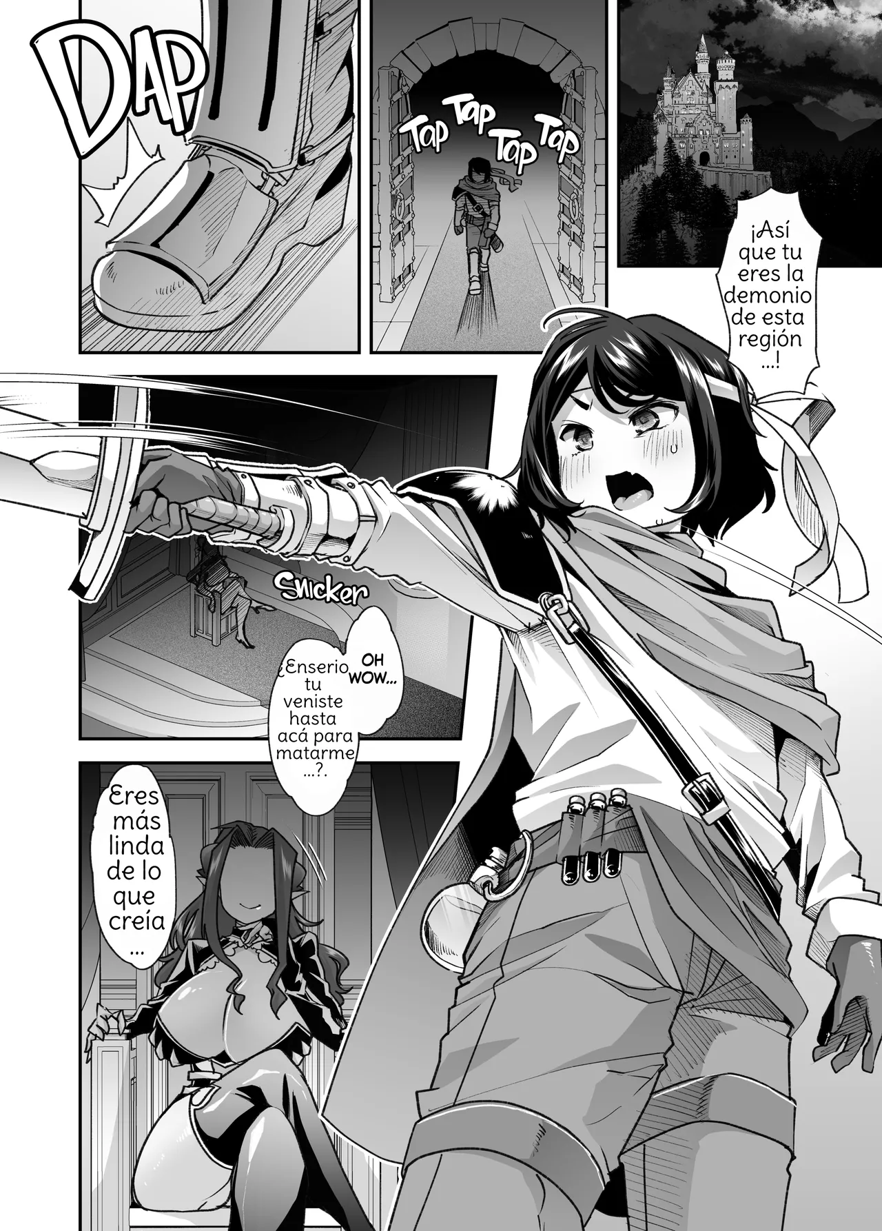 [Amuai Okashi Seisakusho (Mitsuhime Moka)] Shasei Shitara Owari! ~TS Mesu Pet-ka no Noroi~ [Spanish] [Amaterasu] [Decensored] numero di immagine  2