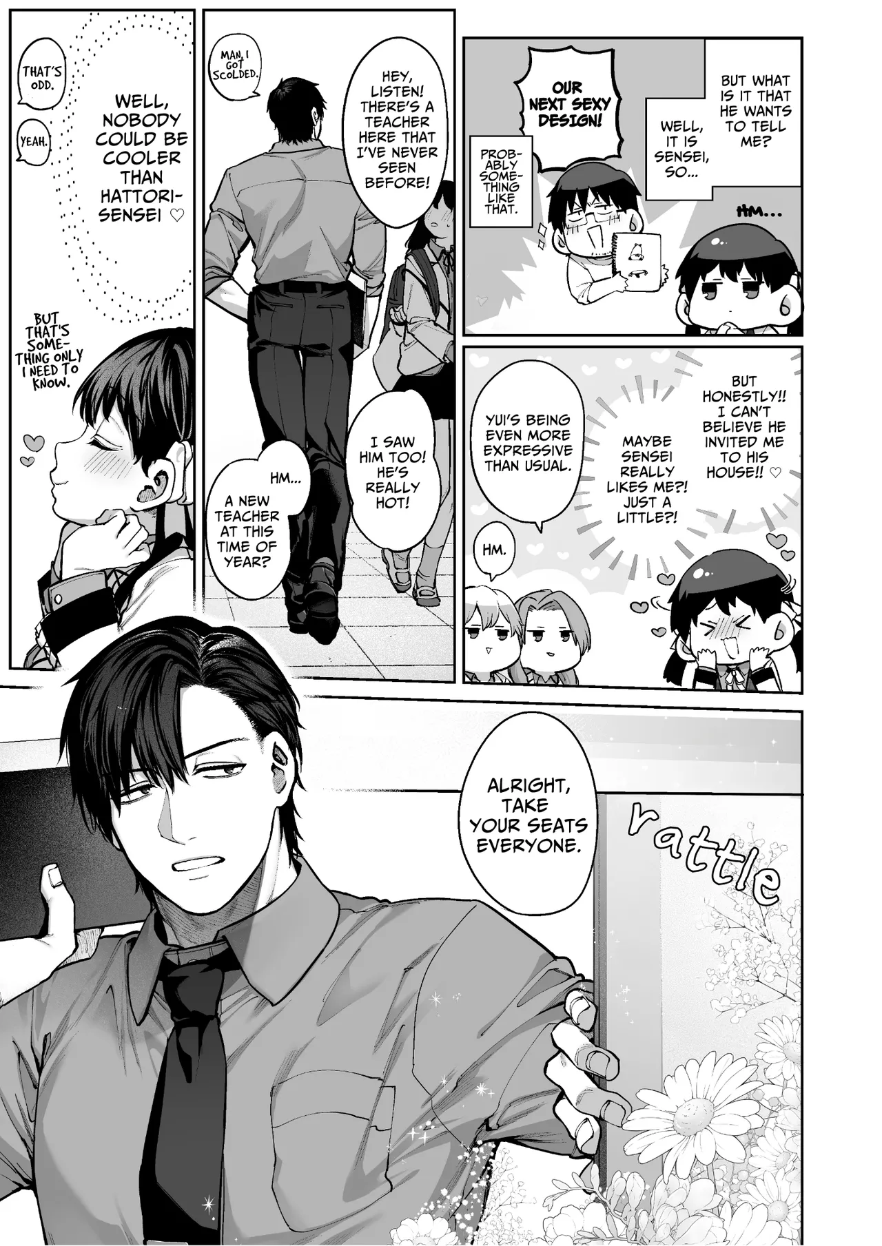 [Koutetsu Shabon Dama (Tamabon)] Kanojo wa Iranai Hattori Sensei! ~Koi wa Mendou Nante Itte Honto wa Ai ga Omo Sugiru~ | Mr. Hattori Doesn't Need A Girlfriend! ~he said love was a hassle, but his love is just too heavy~ [English] 52eme image