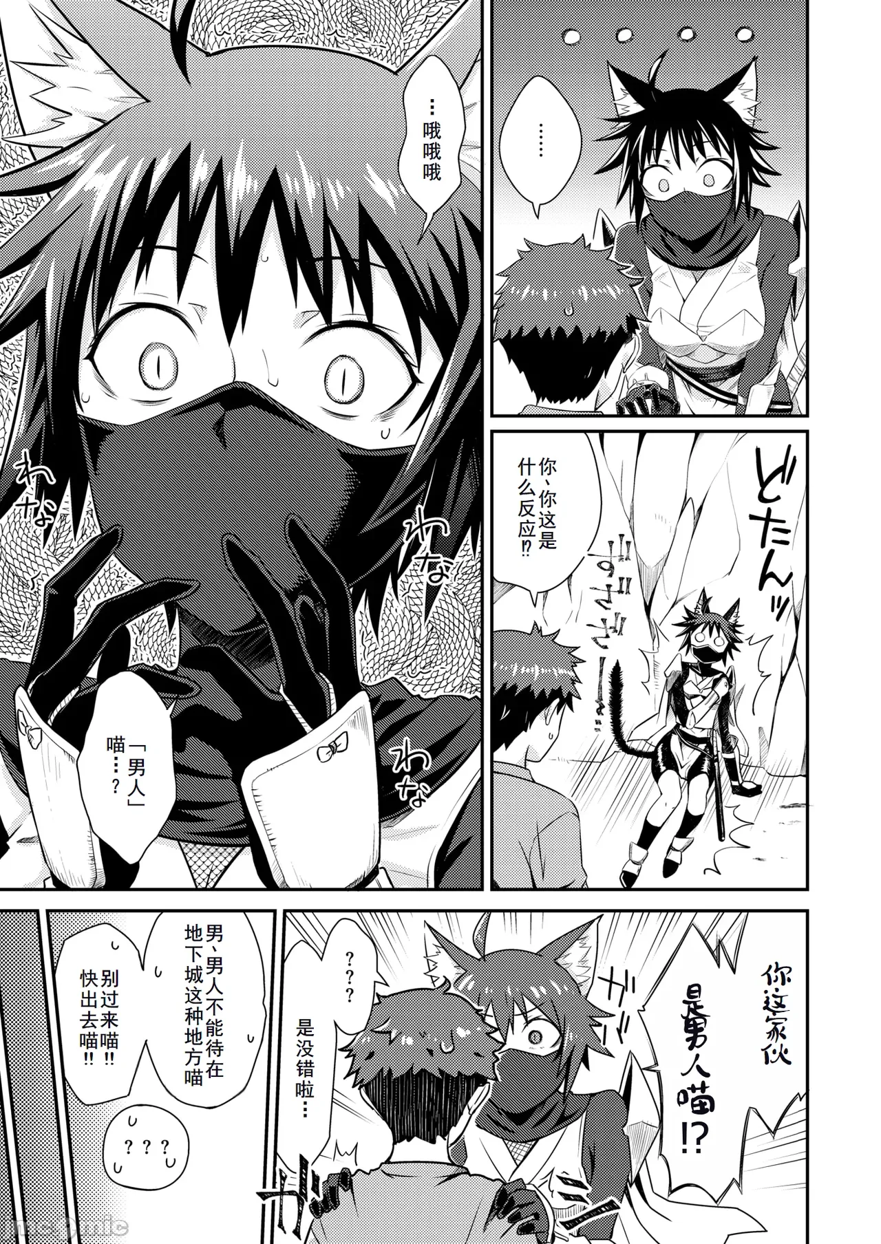 [おから、おさとう]貞操逆転世界のネコちゃん忍者 （Chinese） изображение № 5