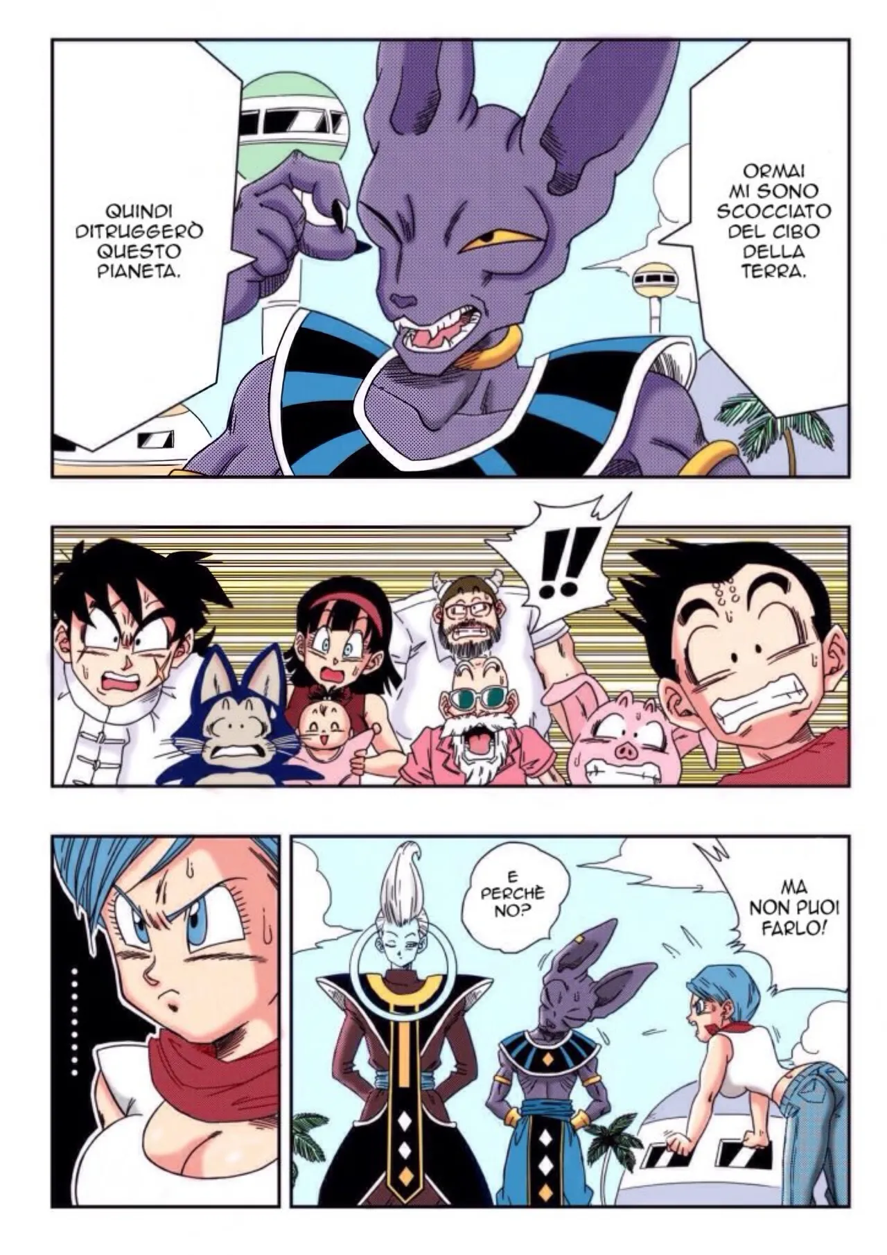 [Yamamoto] Bulma ga Chikyuu o Sukuu! | Bulma Salva la Terra! (Dragon Ball Super) [Italian] [Colorized] numero di immagine  2