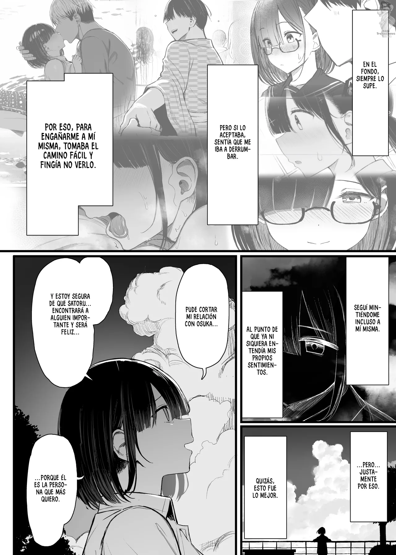 [MOSQUITONE. (Great Mosu)] Bungaku Shoujo wa Somerareru 3 - Falling Gardenia, Falling Love. | Mi amiga ahora es la puta de otro. 3 [Spanish] [HikkiTrads] [Digital] image number 85