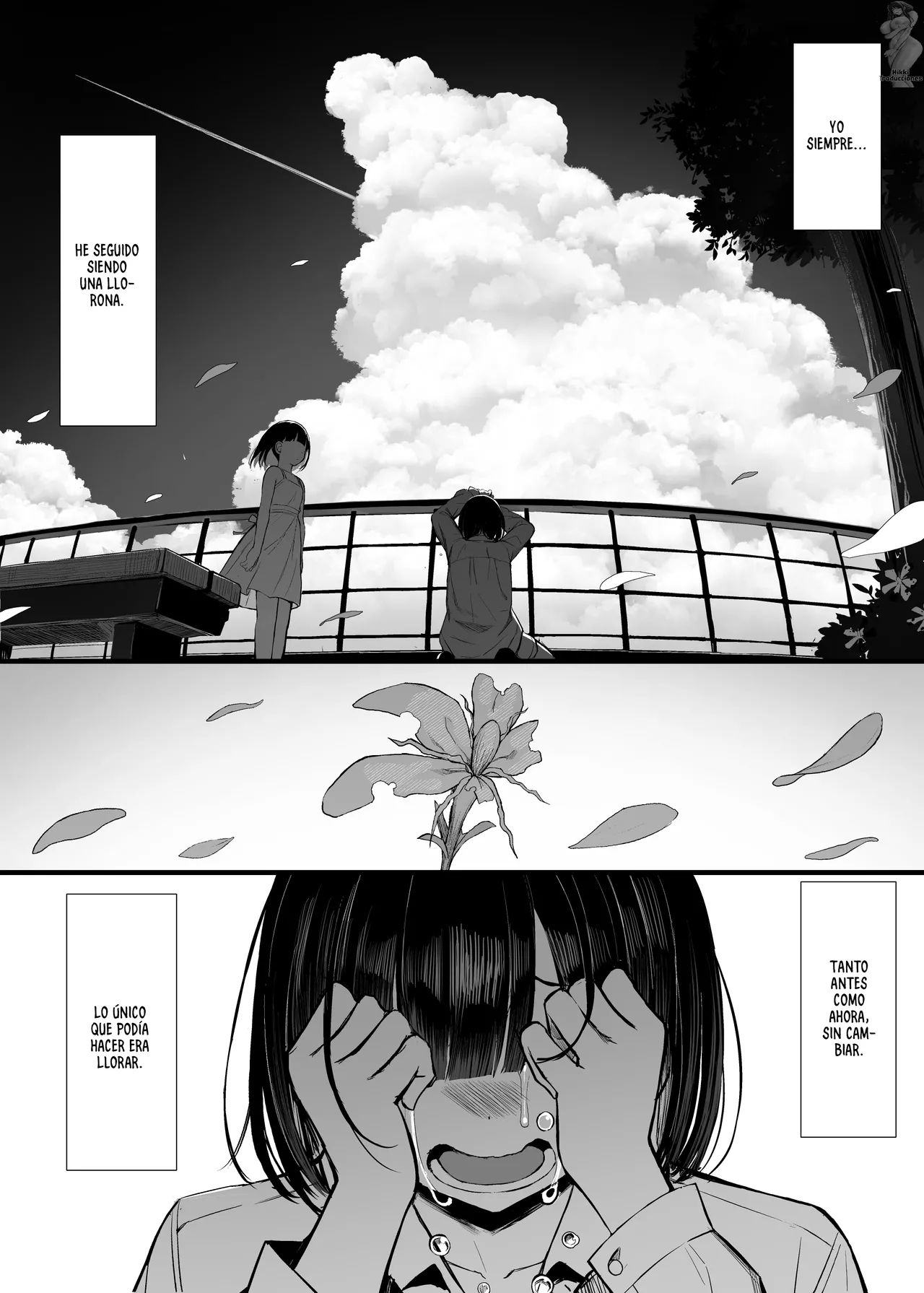 [MOSQUITONE. (Great Mosu)] Bungaku Shoujo wa Somerareru 3 - Falling Gardenia, Falling Love. | Mi amiga ahora es la puta de otro. 3 [Spanish] [HikkiTrads] [Digital] image number 87