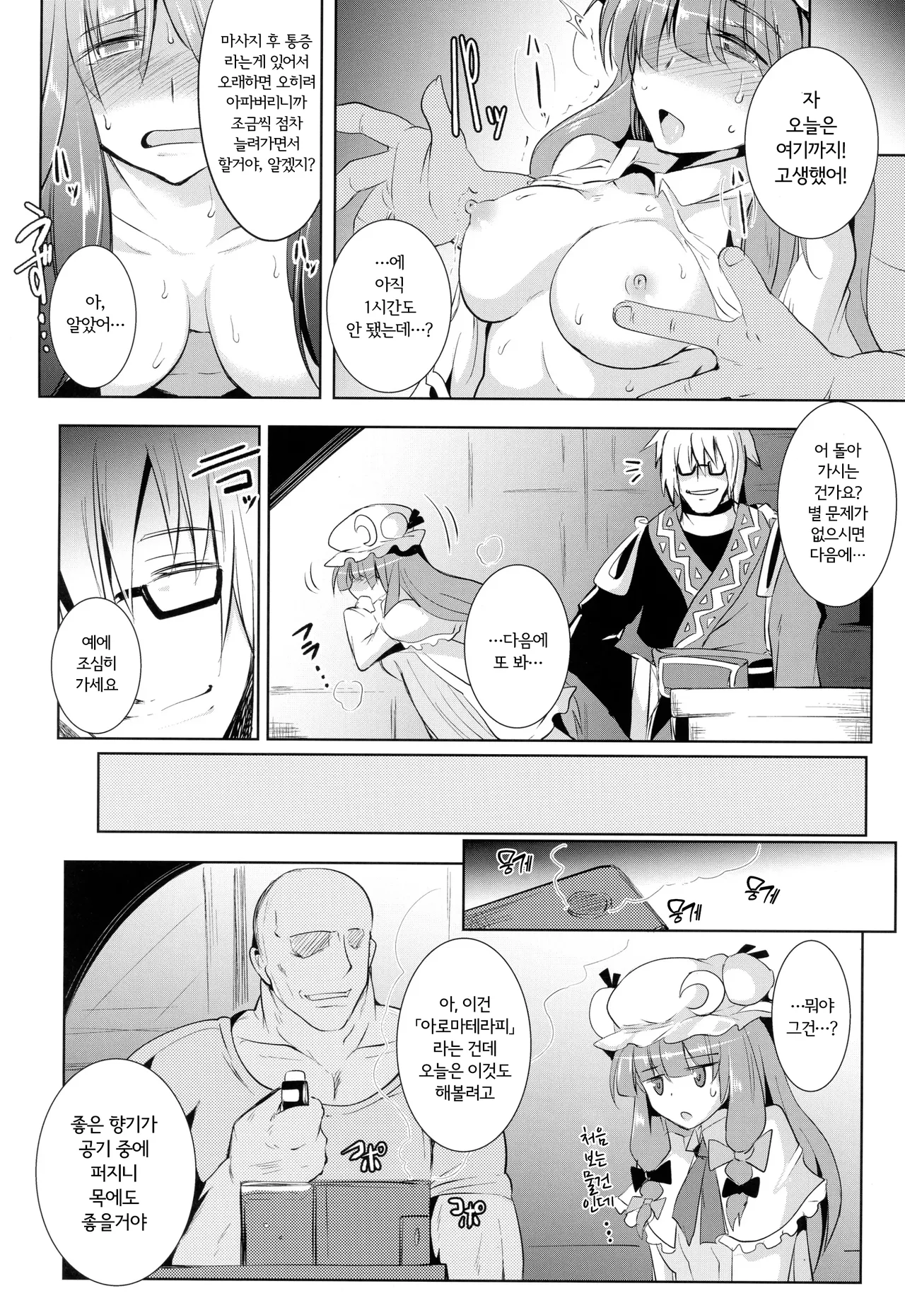 (Reitaisai 14) [MegaSoundOrchestra (Sanwaribiki)] Gensou Enkou -Knowledge- | 환락의 환상접대 -파츄리편- (Touhou Project) [Korean] [BroadRight] 画像番号 12