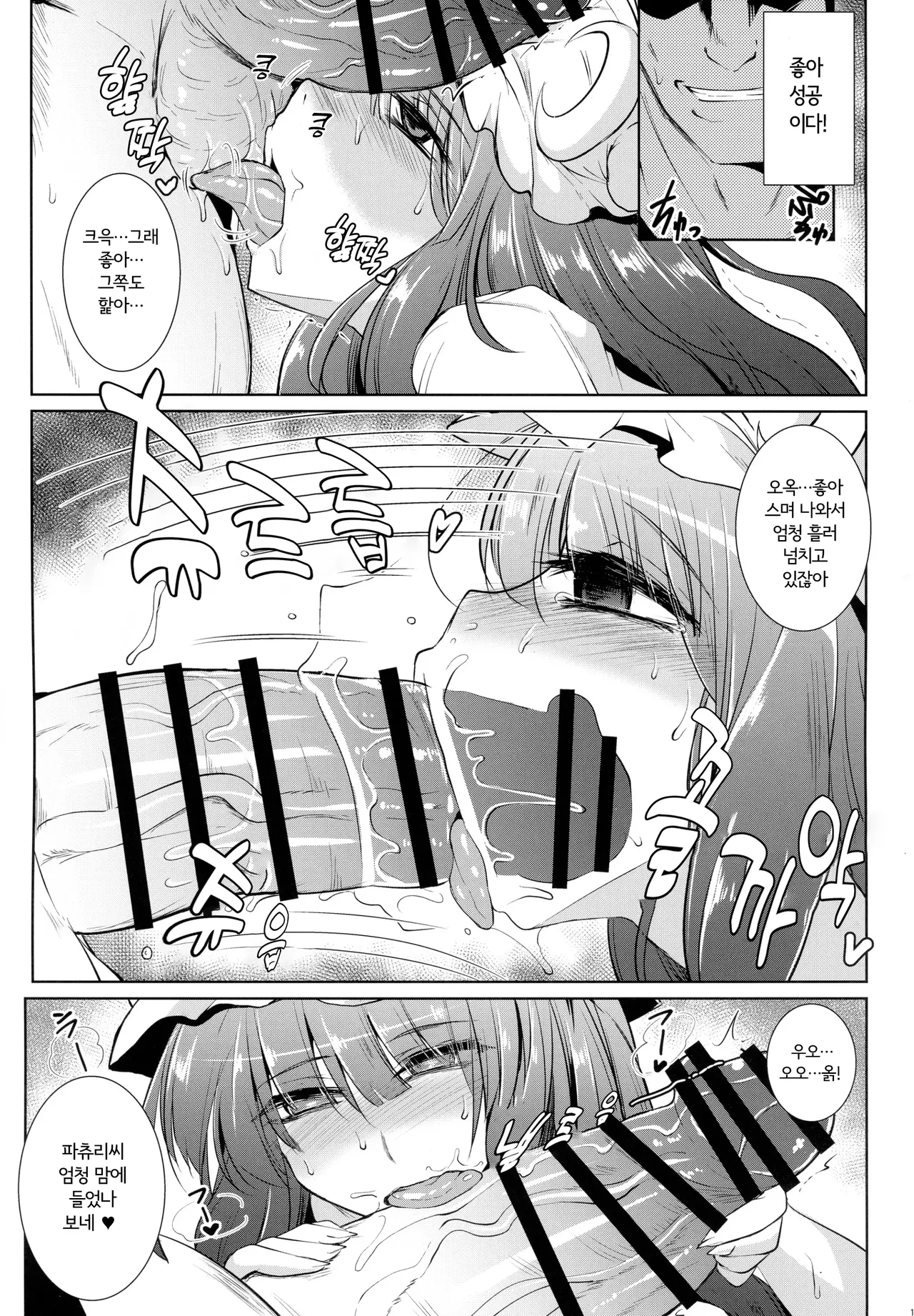 (Reitaisai 14) [MegaSoundOrchestra (Sanwaribiki)] Gensou Enkou -Knowledge- | 환락의 환상접대 -파츄리편- (Touhou Project) [Korean] [BroadRight] 画像番号 15