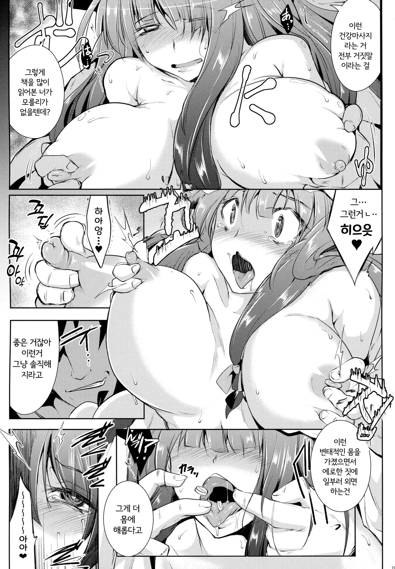 (Reitaisai 14) [MegaSoundOrchestra (Sanwaribiki)] Gensou Enkou -Knowledge- | 환락의 환상접대 -파츄리편- (Touhou Project) [Korean] [BroadRight] 画像番号 19