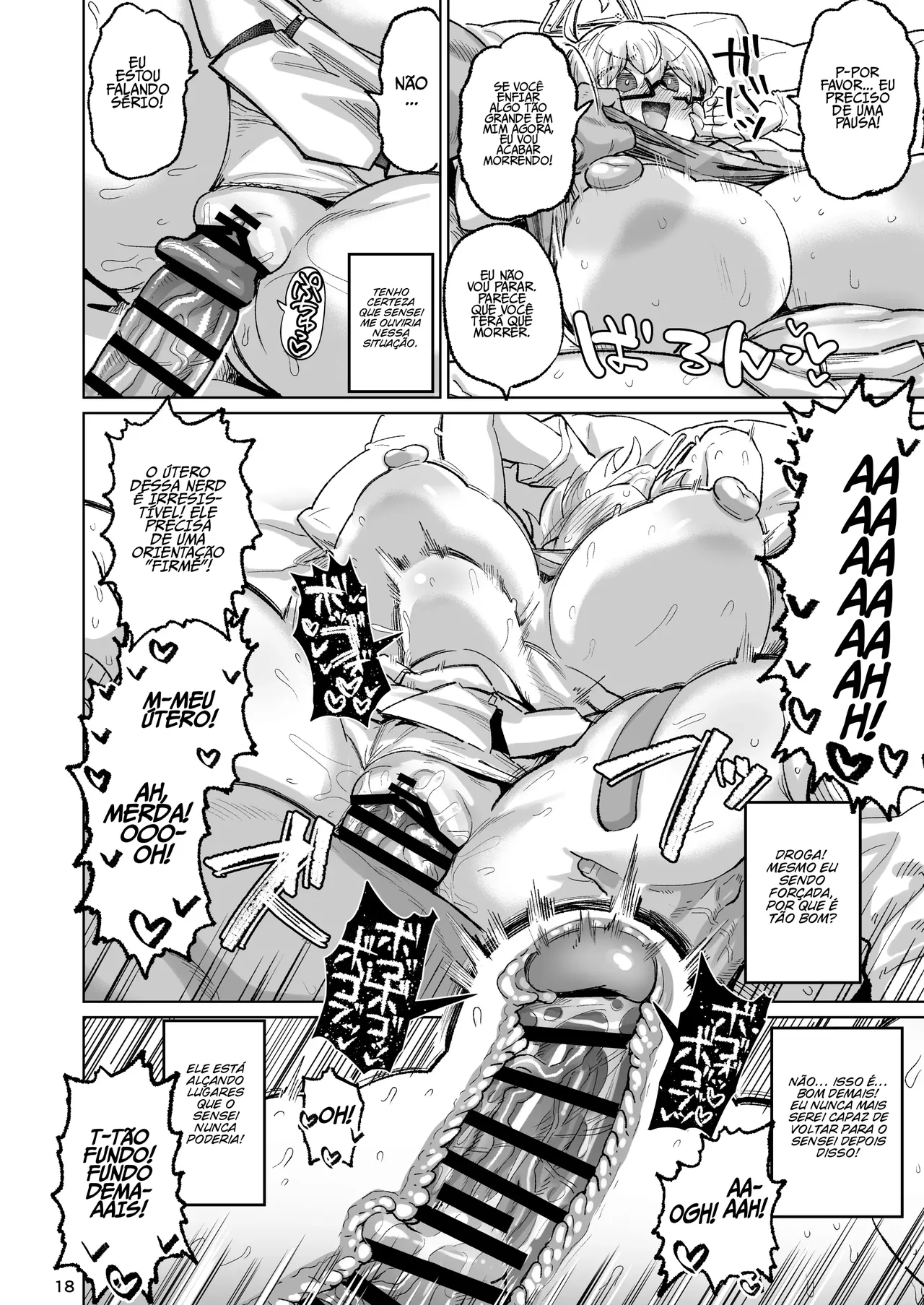 [Nikutai Gengo Club (Dekosuke)] Sukitooru Ero Megane (Blue Archive) [Portuguese-BR] [Digital] numero di immagine  17