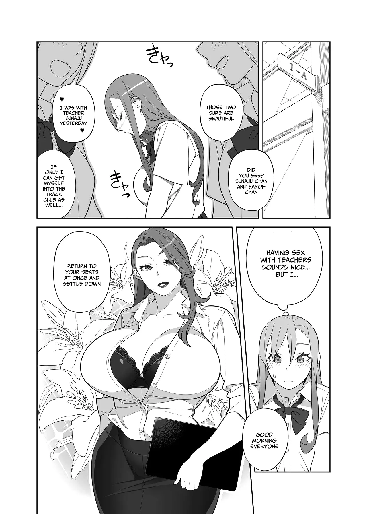 [Hidarikiki] Teacher Takamine's Sexual Guidance. image number 3