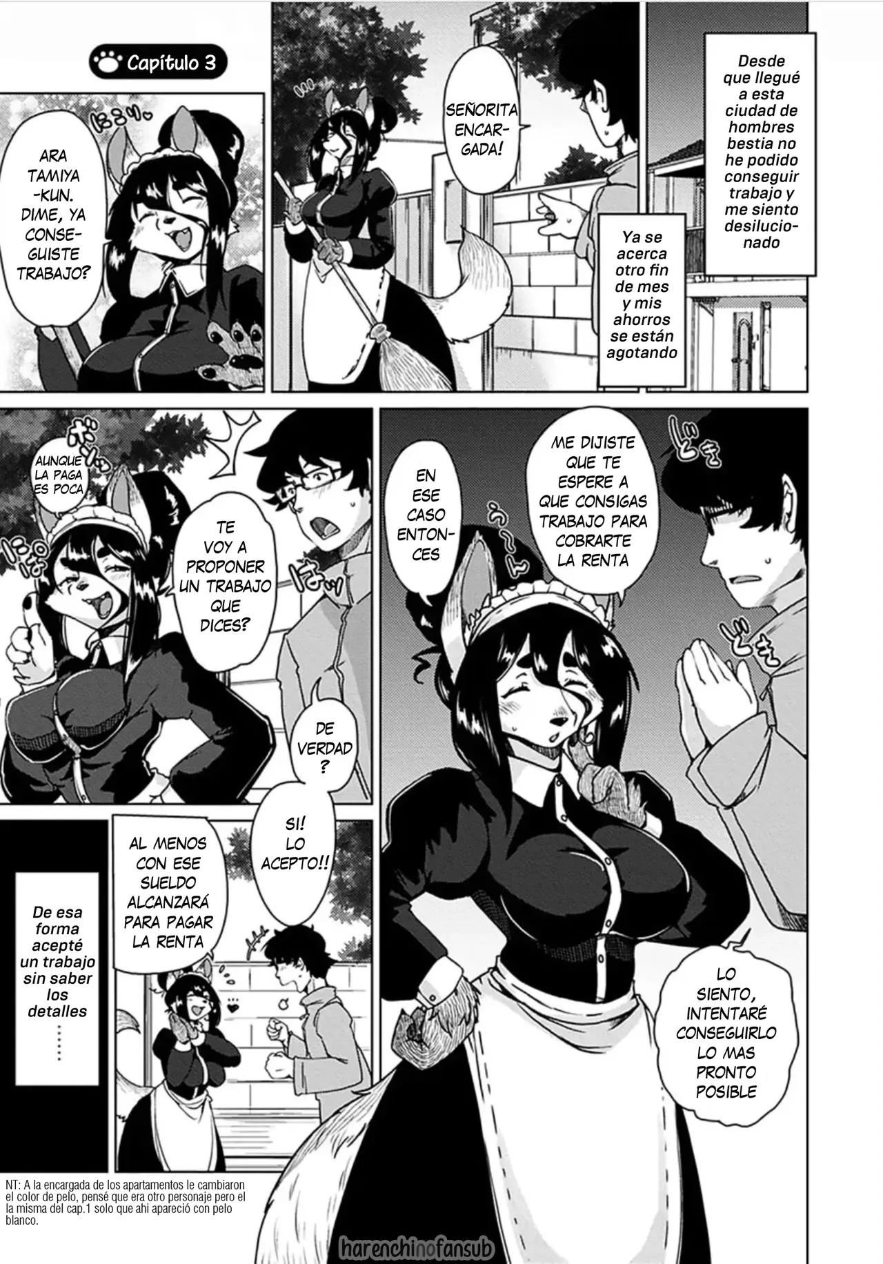 [Setouchi Kurage] Juujin Apart Tokoharusou e Youkoso! (Chap. 3) [Spanish] [Decensored][Harenchi no Fansub] 이미지 번호 3