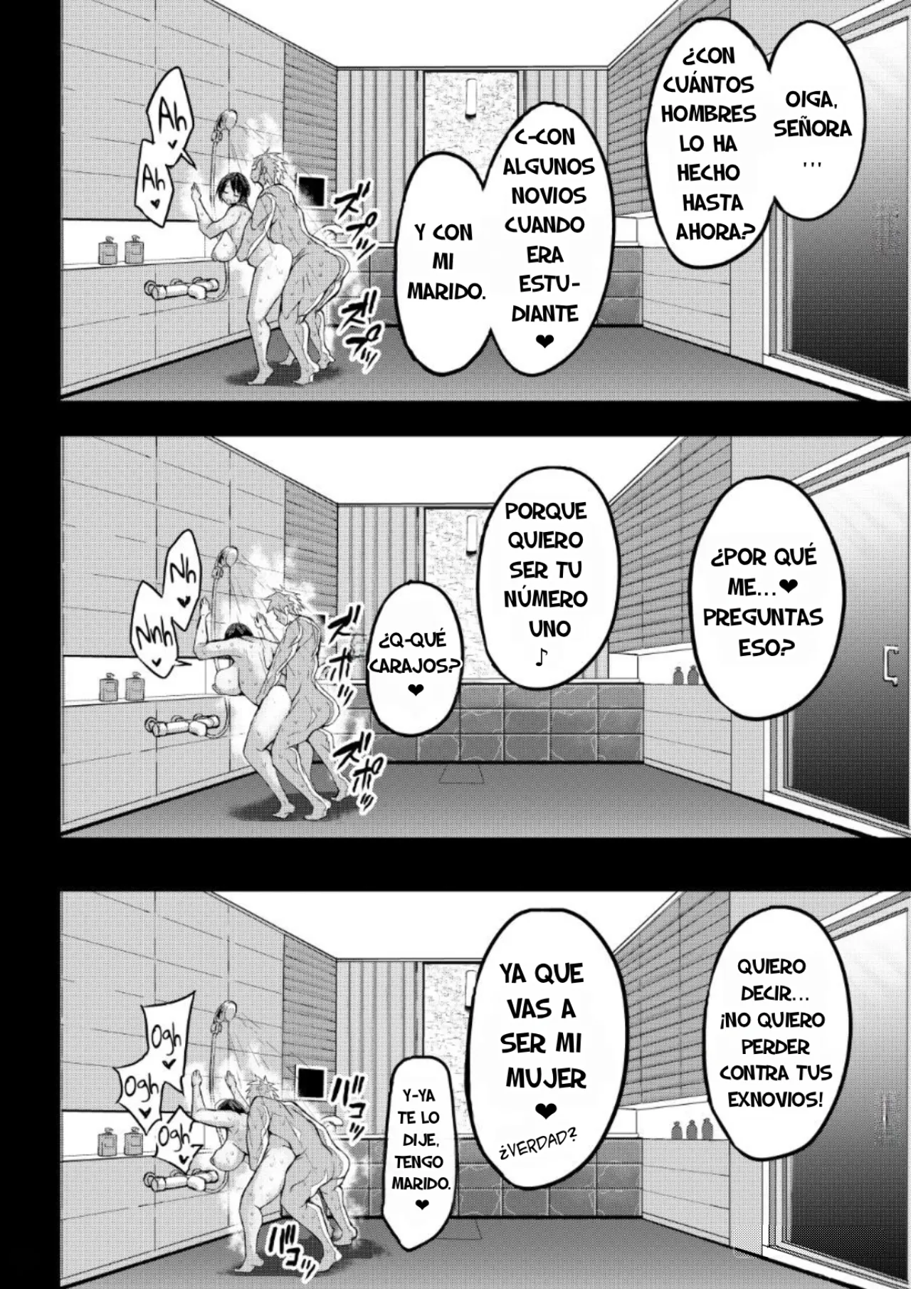 [GOD Ryokutya (Bu-chan)] Yokkyuu Fuman ga Tamatte Hoka no Otoko no Chinpo Case ni Natteshimatta Oku-san  | UNA ESPOSA FRUSTRADA SEXUALMENTE ES CORROMPIDA POR LA VERGA DE OTRO HOMBRE [Spanish] [Skar2B] image number 77