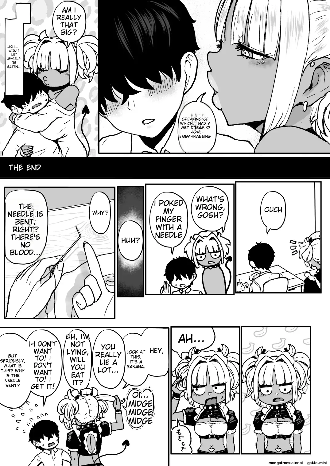 Kuro Gal Maid Inma, Goshu o Kuu. Kuro-Gyaru Succubus Maid Devours Her Master - 4 36eme image