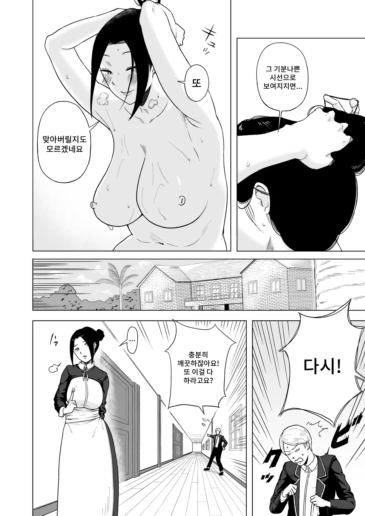[Nasubi Ninja] Maid-chou o Nozoite Mita | 메이드장을 엿보았다 [Korean] image number 24