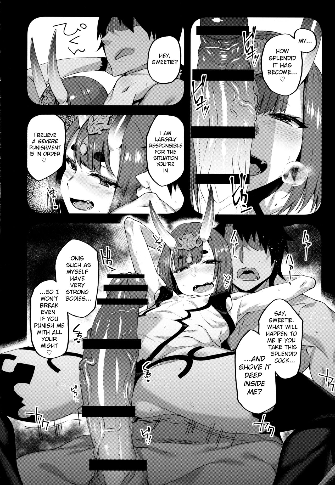 (C94) [Karuwani (Rama)] Hime wa Nekomi o Osoi EnerDri Kankaku de Seieki o Nomu | Osakabehime Nighttime Assault - Drinking semen like an energy drink! [English] [Douzo Lad Translations] imagen número 11