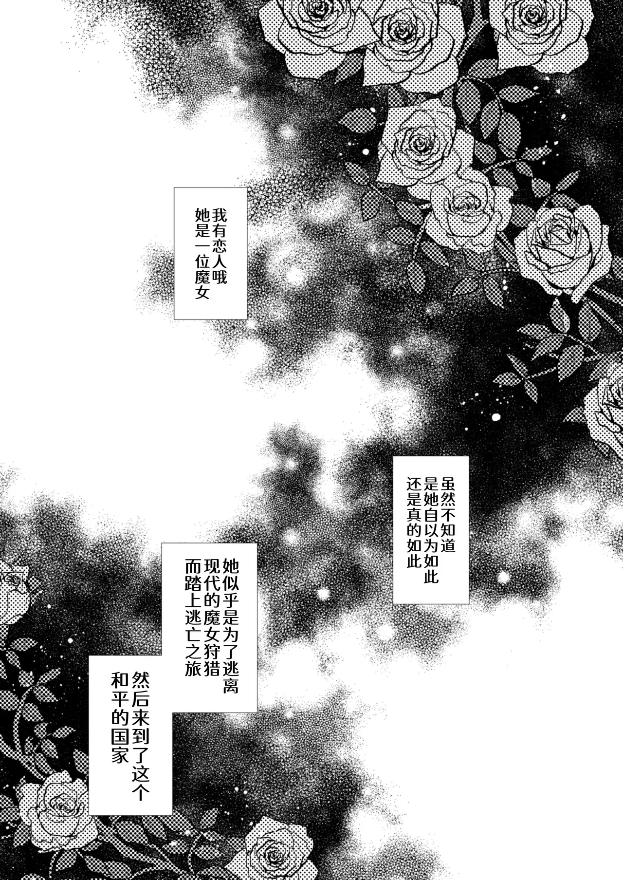 [Pudding o Taberu Omama-san (Utsubo no Rutsubo)] Kanojo to Kanojo no Koufuku Genri ~Majo wa Youjinbou ni Koi o shita~ [Chinese] [砂糖菓子] [Digital] 画像番号 4