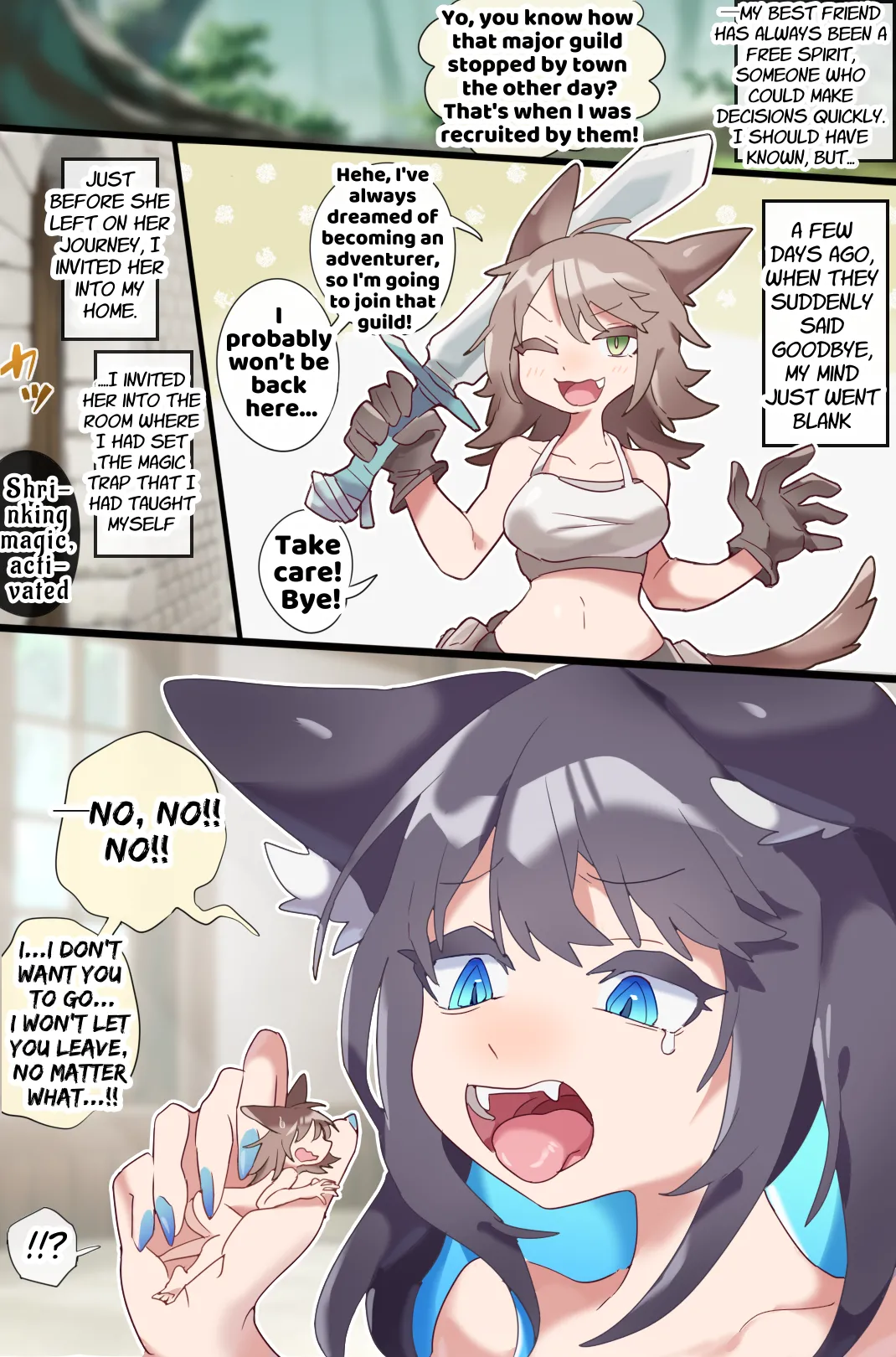 [imaat] Your best friend is shrunk, swallowed whole, and locked away inside the stomach. [English/Japanese] 图片编号 1