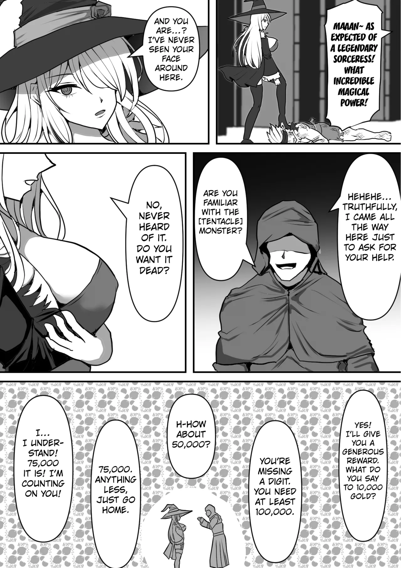 [Shiroi Tentoumushi (Ta ta)] Majo ga Shokushu ni Kisei sa re Shokushu o Shussan shi Makuru Hanashi [English] [Kuraudo] 이미지 번호 5