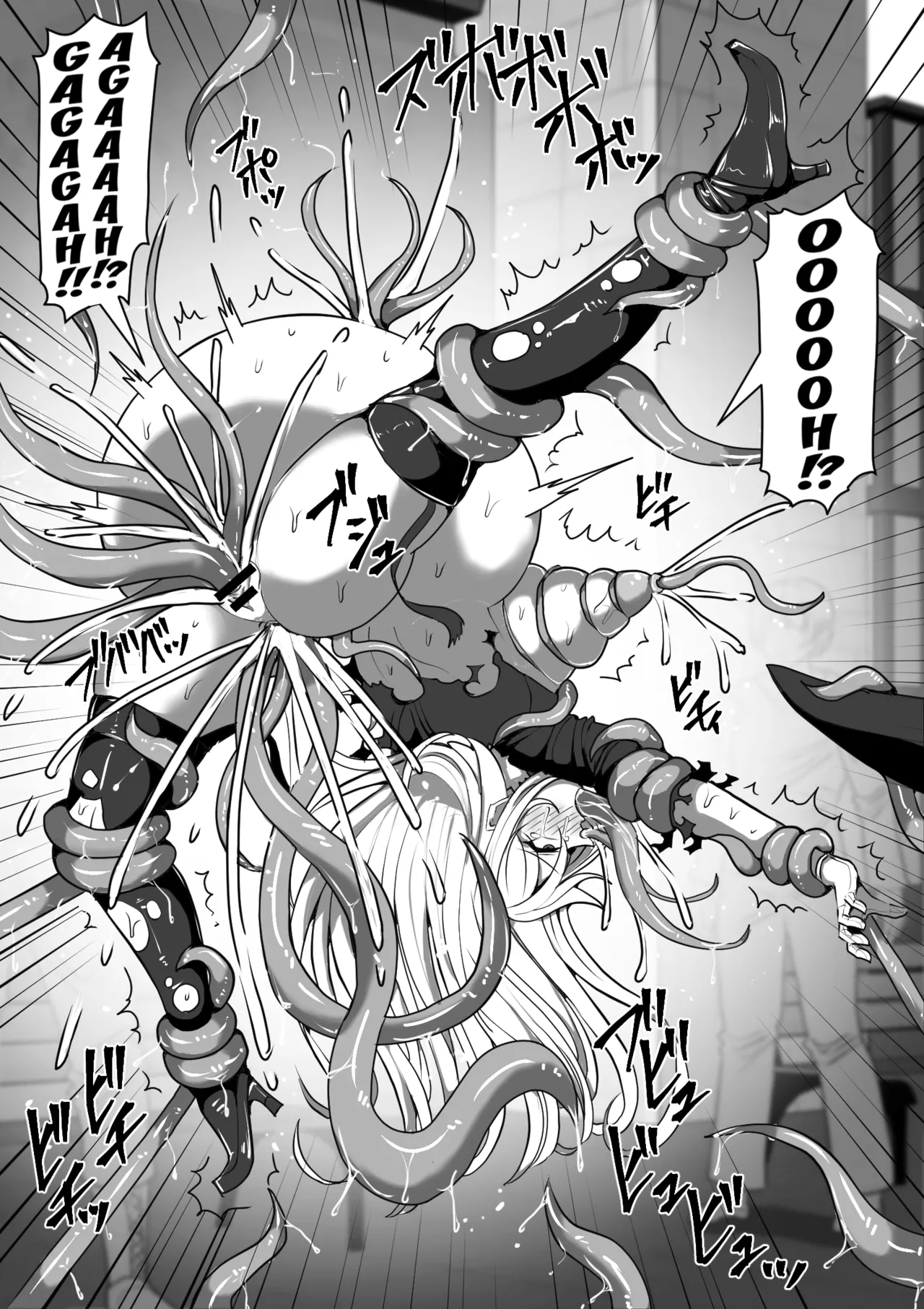 [Shiroi Tentoumushi (Ta ta)] Majo ga Shokushu ni Kisei sa re Shokushu o Shussan shi Makuru Hanashi [English] [Kuraudo] 이미지 번호 60