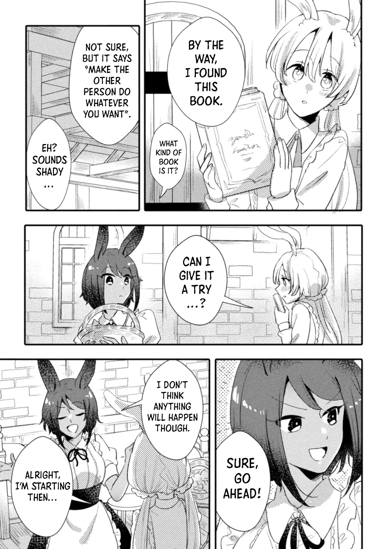 [Sekihara] Mori no usagi to fushigina hon | The Forest Rabbit and the Mysterious Book (2D Comic Magazine Yuri Saimin Vol. 2) [English] [Shiro Translation] [Digital] image number 3