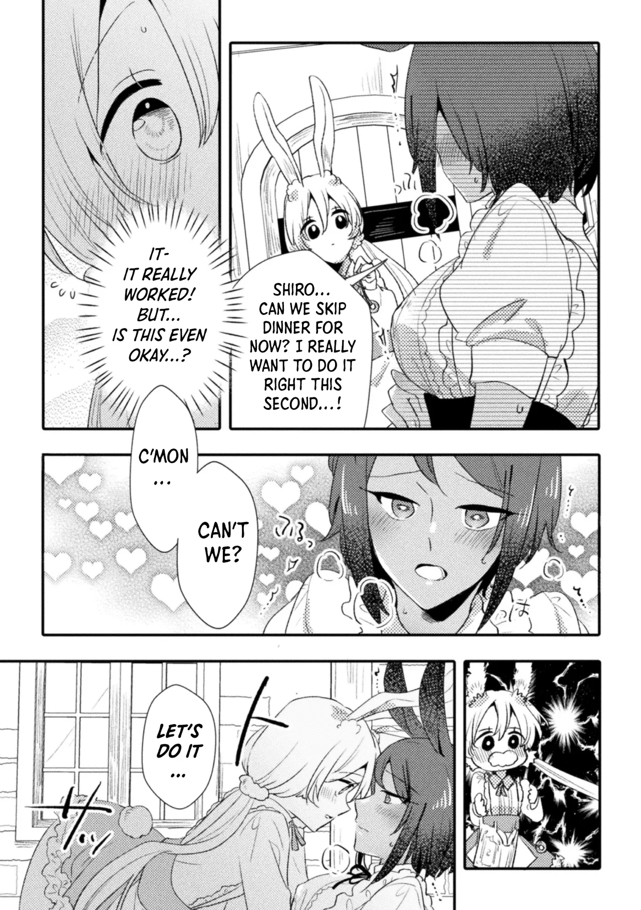 [Sekihara] Mori no usagi to fushigina hon | The Forest Rabbit and the Mysterious Book (2D Comic Magazine Yuri Saimin Vol. 2) [English] [Shiro Translation] [Digital] image number 5