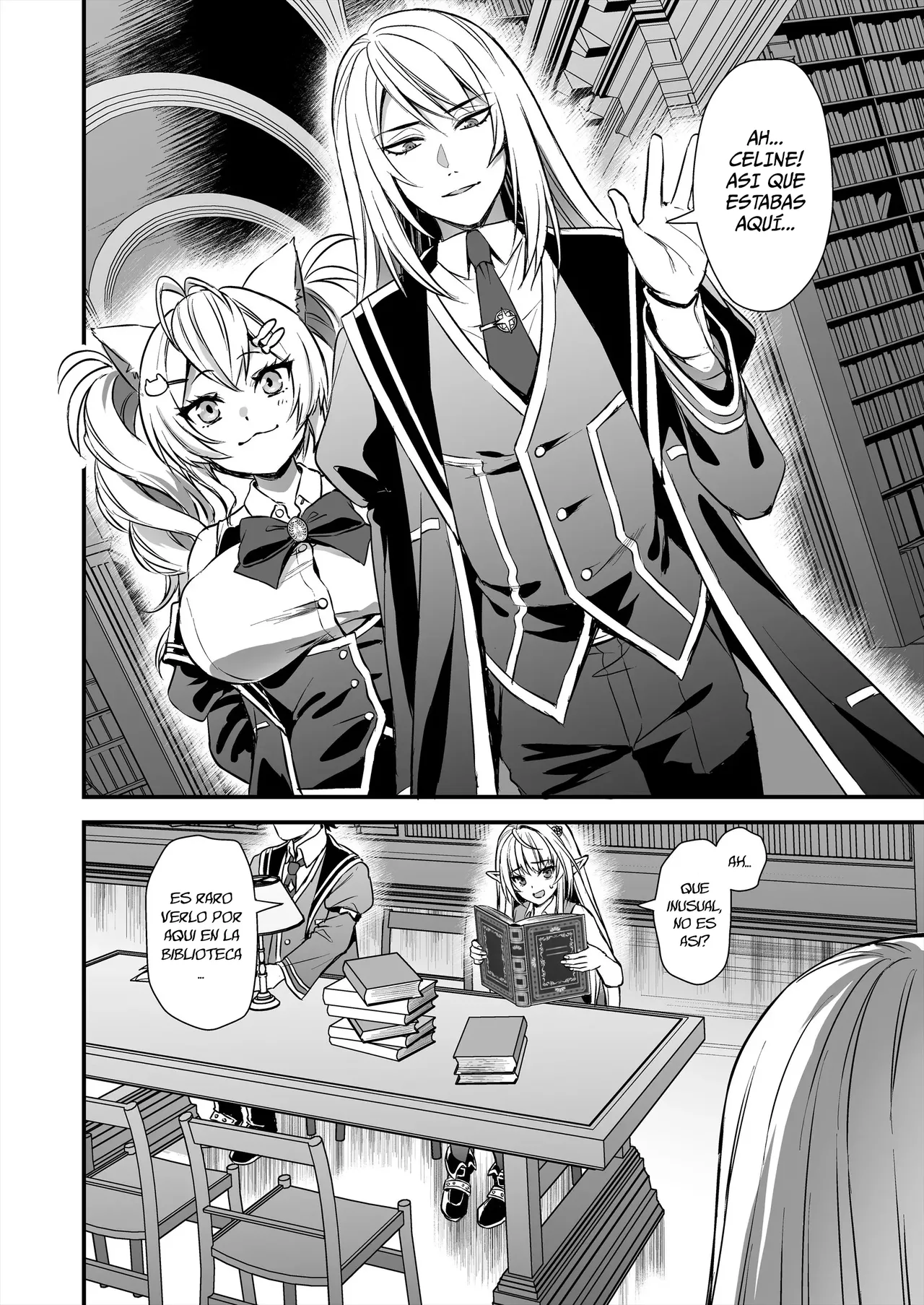 El desertor de la academia de magia, intente hechizar a una elfa genio para desnudarla 31eme image