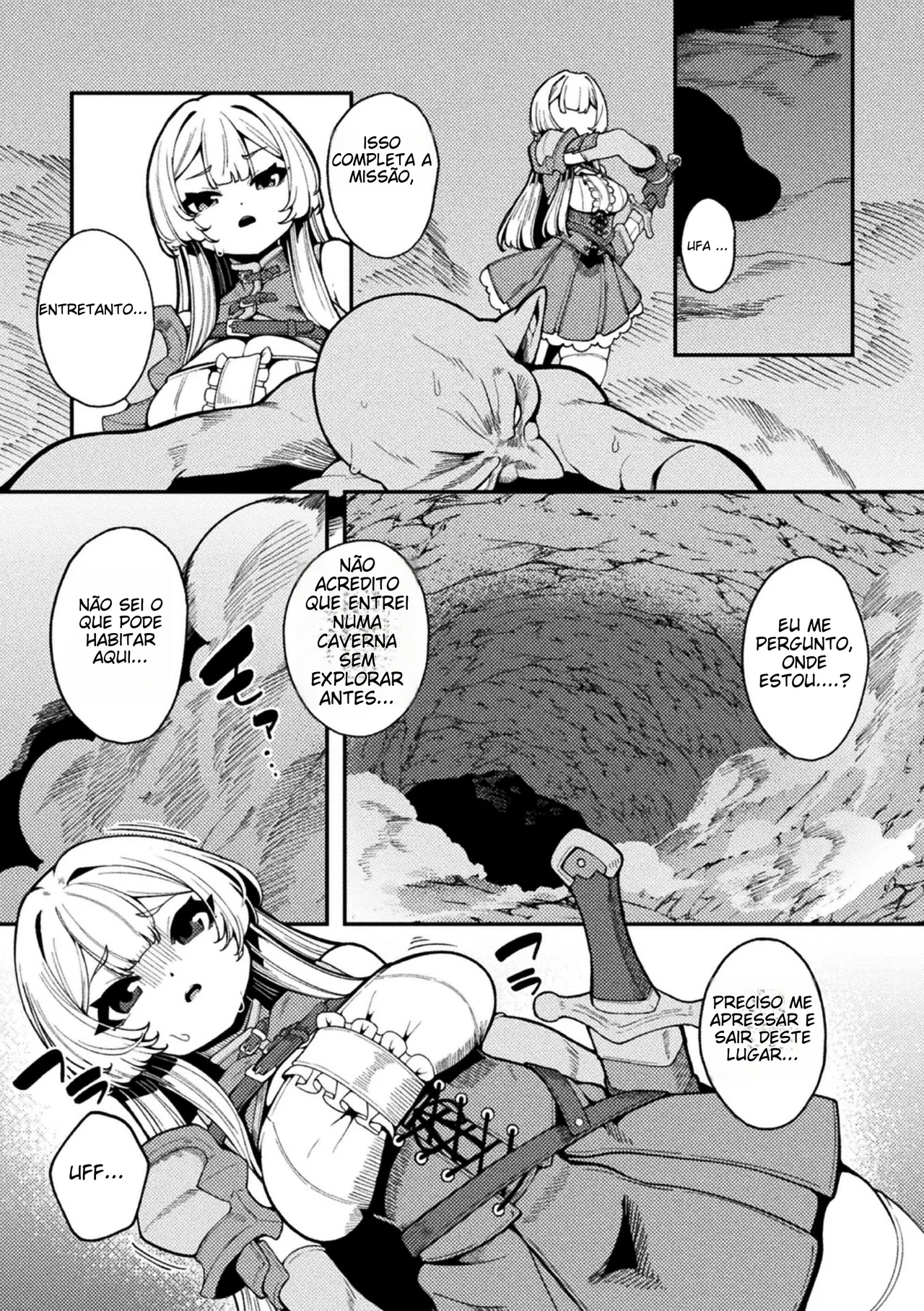 [Enu] Ochiru Ochiru | Fallen and Ruined (2D Comic Magazine Maibotsu Hameochi Zecchou Heroine Ingoku nite Kahanshin o Hoshoku Sareru Otome-tachi Vol. 2) [Portuguese-BR] [Kuraudo] [Digital] Bildnummer 3