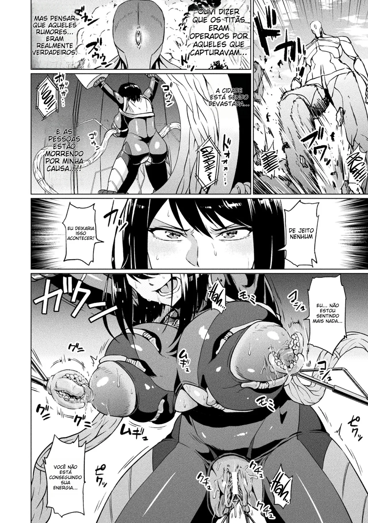 [Ahemaru] Akume on Titan | Climax on Titan (Ahegao o Sarashisu Midarana Otome) [Portuguese-BR] [Digital] image number 6