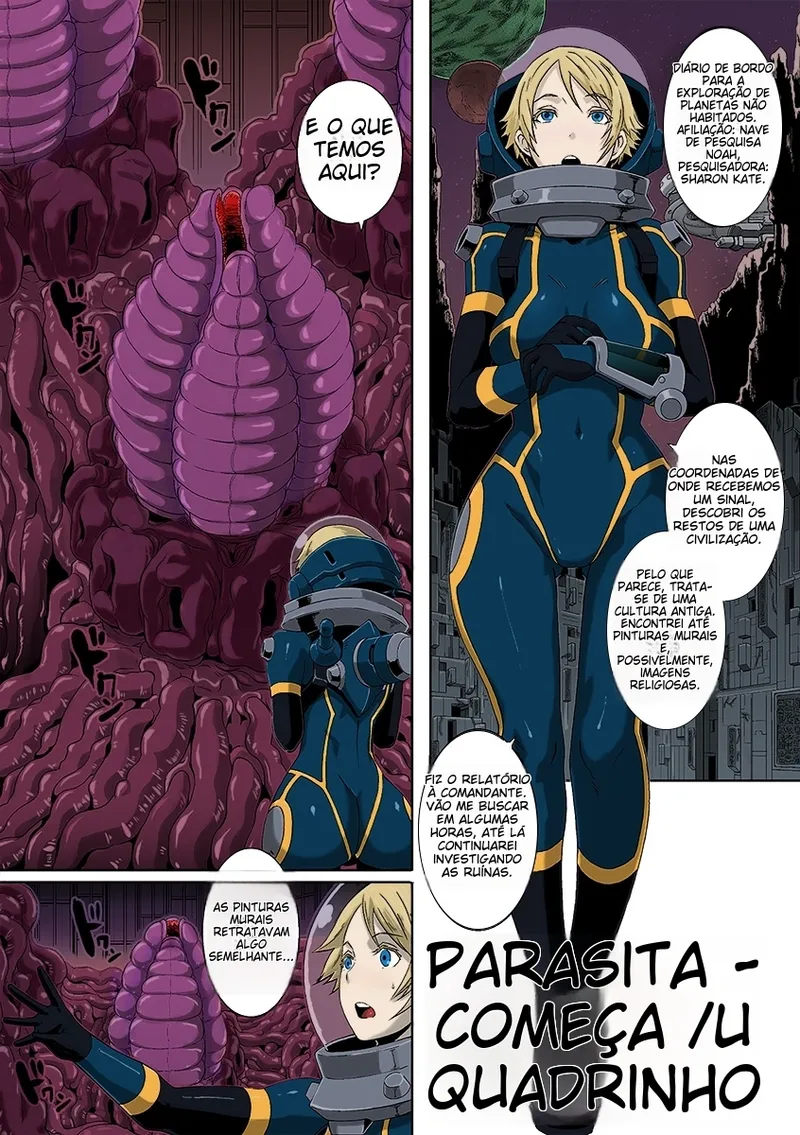 [Butcha-U] PARASITE-BEGINS (Kisei sareta Bishoujo ga Midara ni Kawaru Vol. 2) [Colorized] [Digital] [Portuguese-BR] image number 3