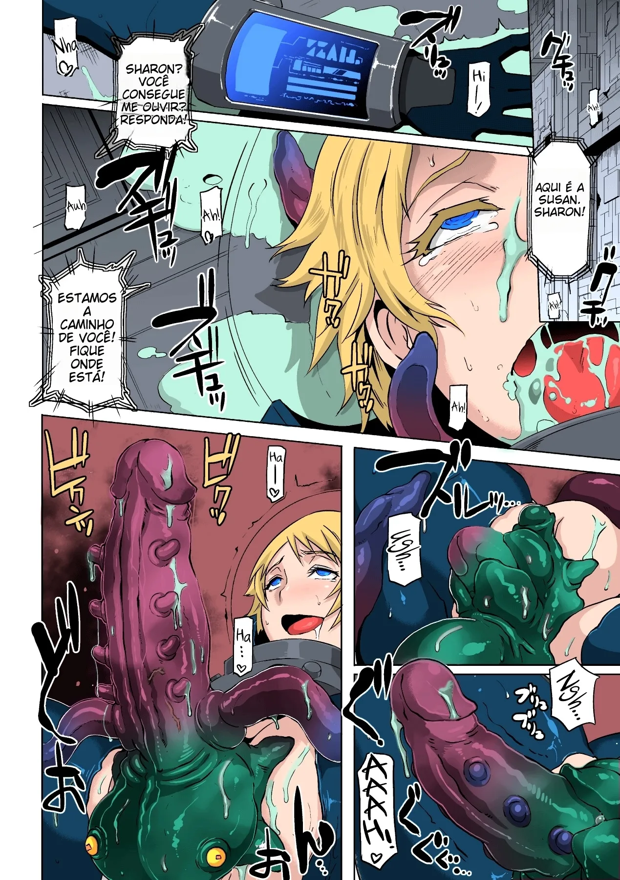 [Butcha-U] PARASITE-BEGINS (Kisei sareta Bishoujo ga Midara ni Kawaru Vol. 2) [Colorized] [Digital] [Portuguese-BR] image number 12