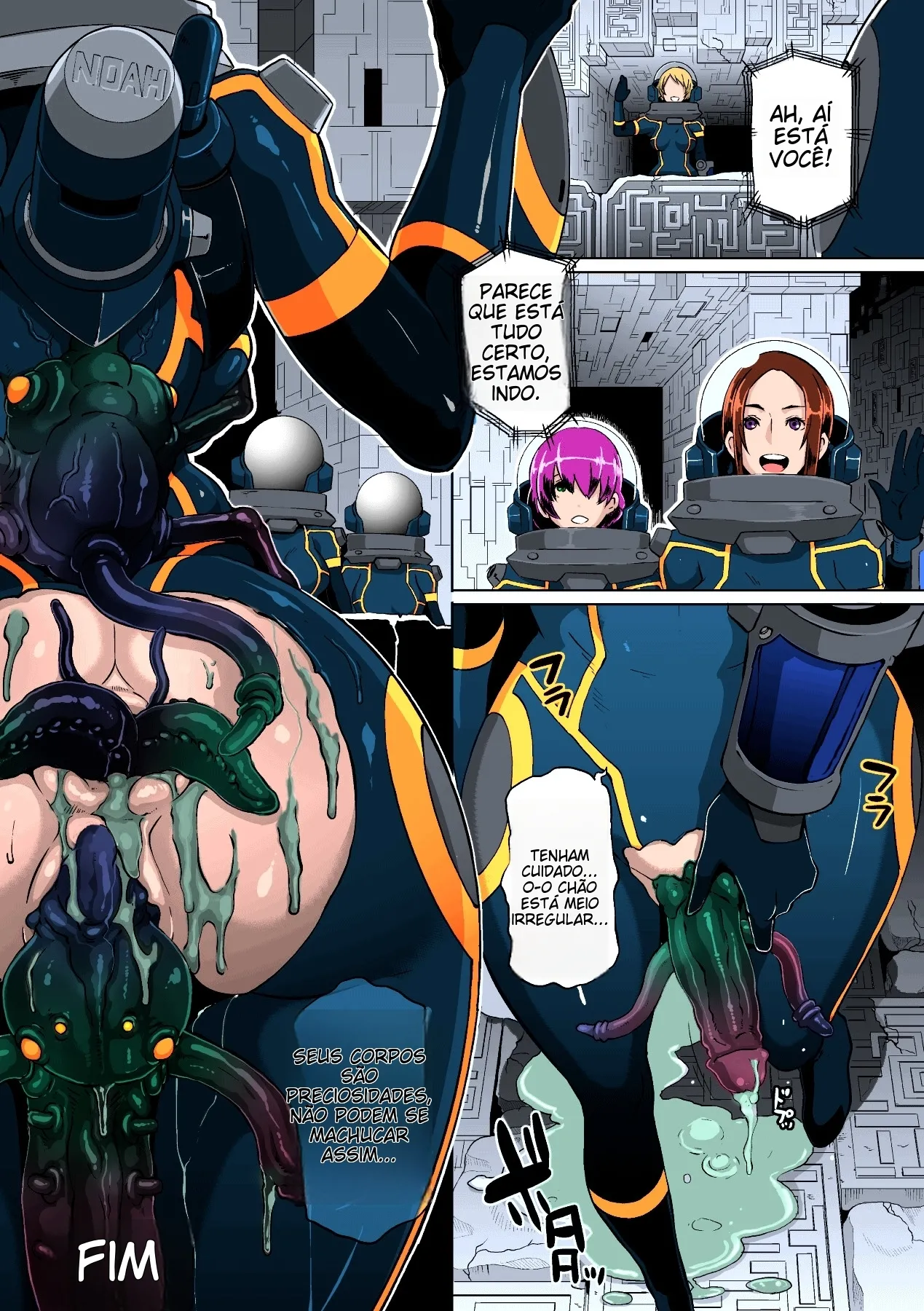 [Butcha-U] PARASITE-BEGINS (Kisei sareta Bishoujo ga Midara ni Kawaru Vol. 2) [Colorized] [Digital] [Portuguese-BR] image number 14