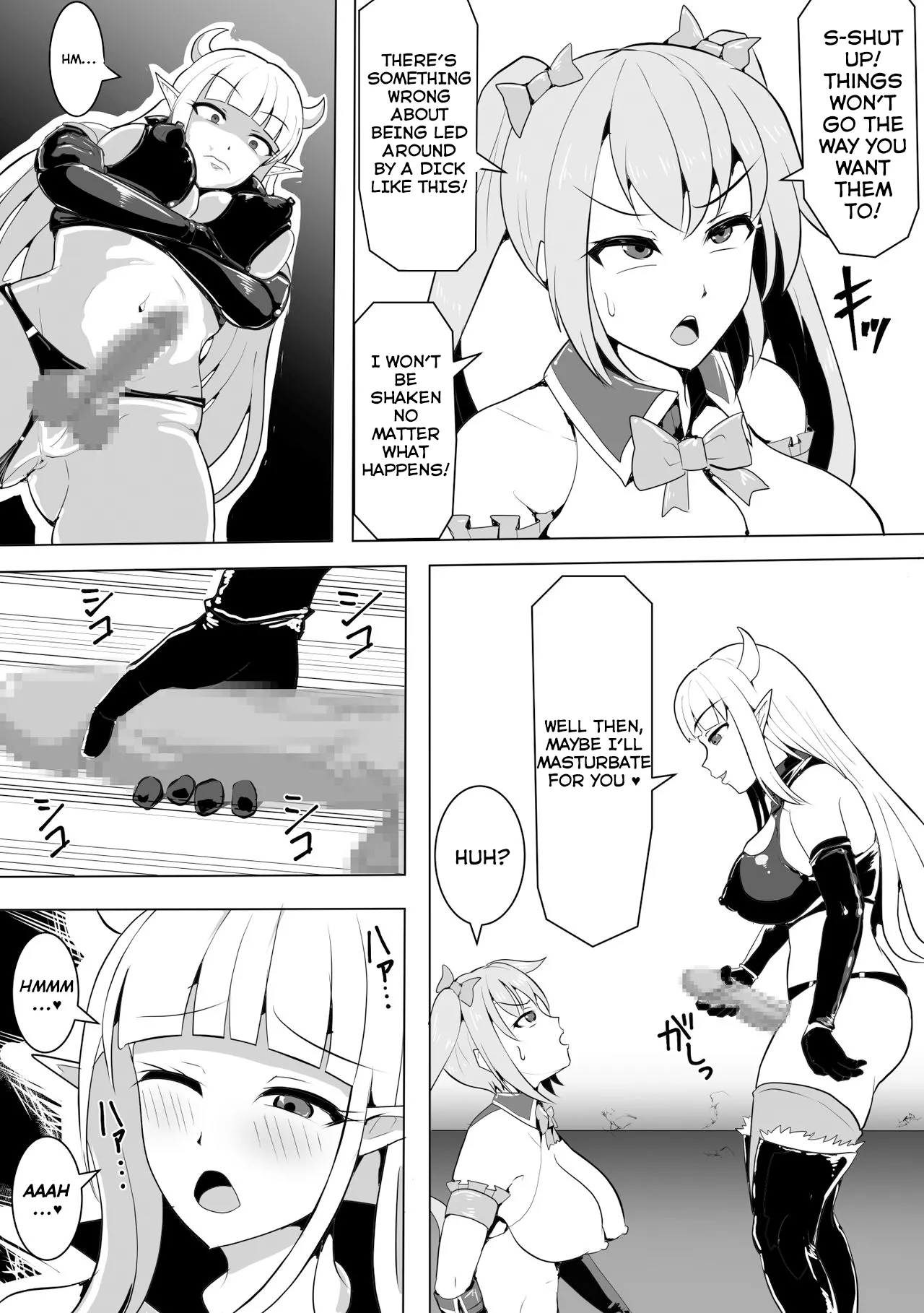 [Shiroi Tentoumushi] Mahou Shoujo Magical Peach & Blue ~Futanari Shasei Jigoku~ [English] 3eme image