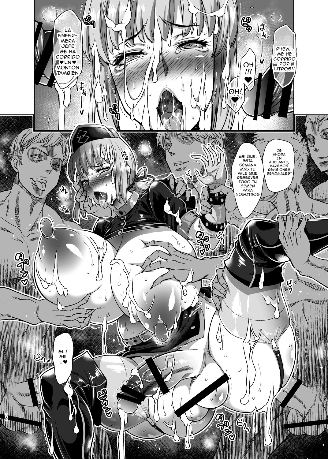 [Musashi-dou (Musashino Sekai)] Dosukebe Fuchou o Kusuri de Futanari Dotapun Kashite Shiboritaosu Hon (Fate/Grand Order) [Spanish] {FutanariSanctuary} [Digital] image number 27