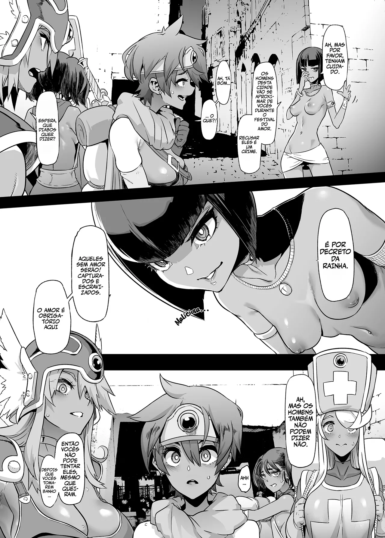 [DA HOOTCH (ShindoL)] Onna Yuusha no Tabi 5 Yoru no Machi no Onna Boukensha (Dragon Quest III) [pt-BR] [Bakai.org] Bildnummer 7