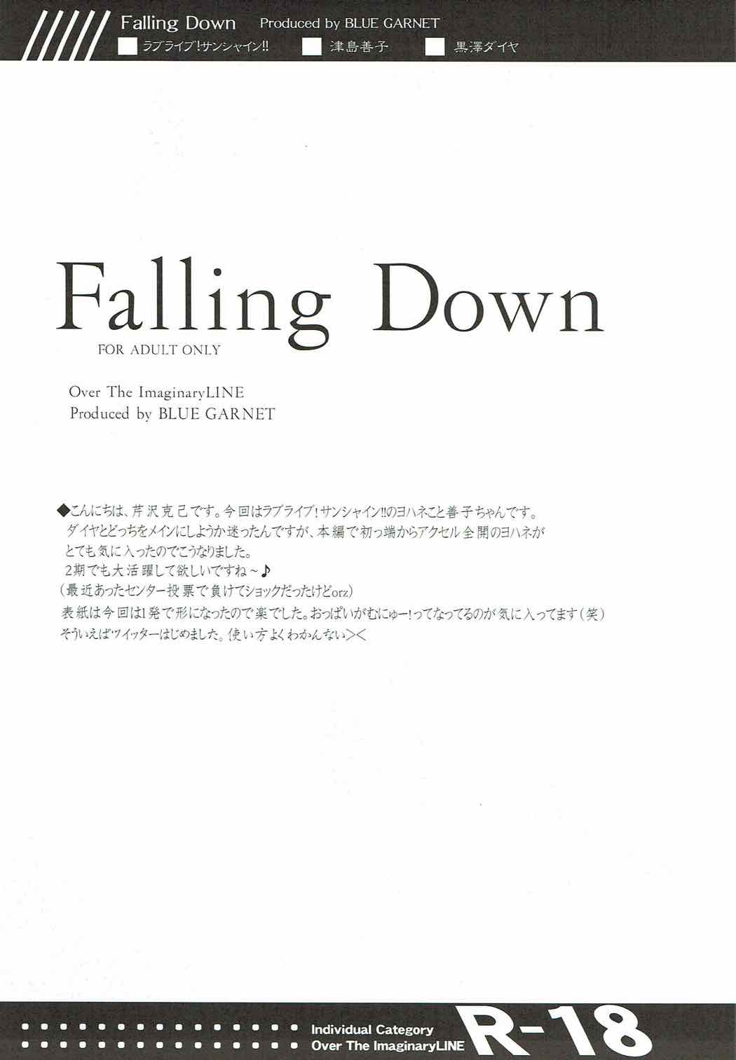 (C91) [Blue Garnet (Serizawa Katsumi)] Falling Down (Love Live! Sunshine!!) [English] [Enderleaf] 画像番号 3