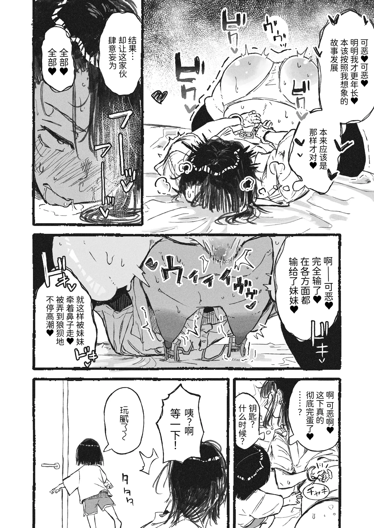 [Boukoku Daitouryou] Imouto ni Hentai Onanie o Mirareta Ane | 被妹妹发现在变态自慰的姐姐 [Chinese] 이미지 번호 13