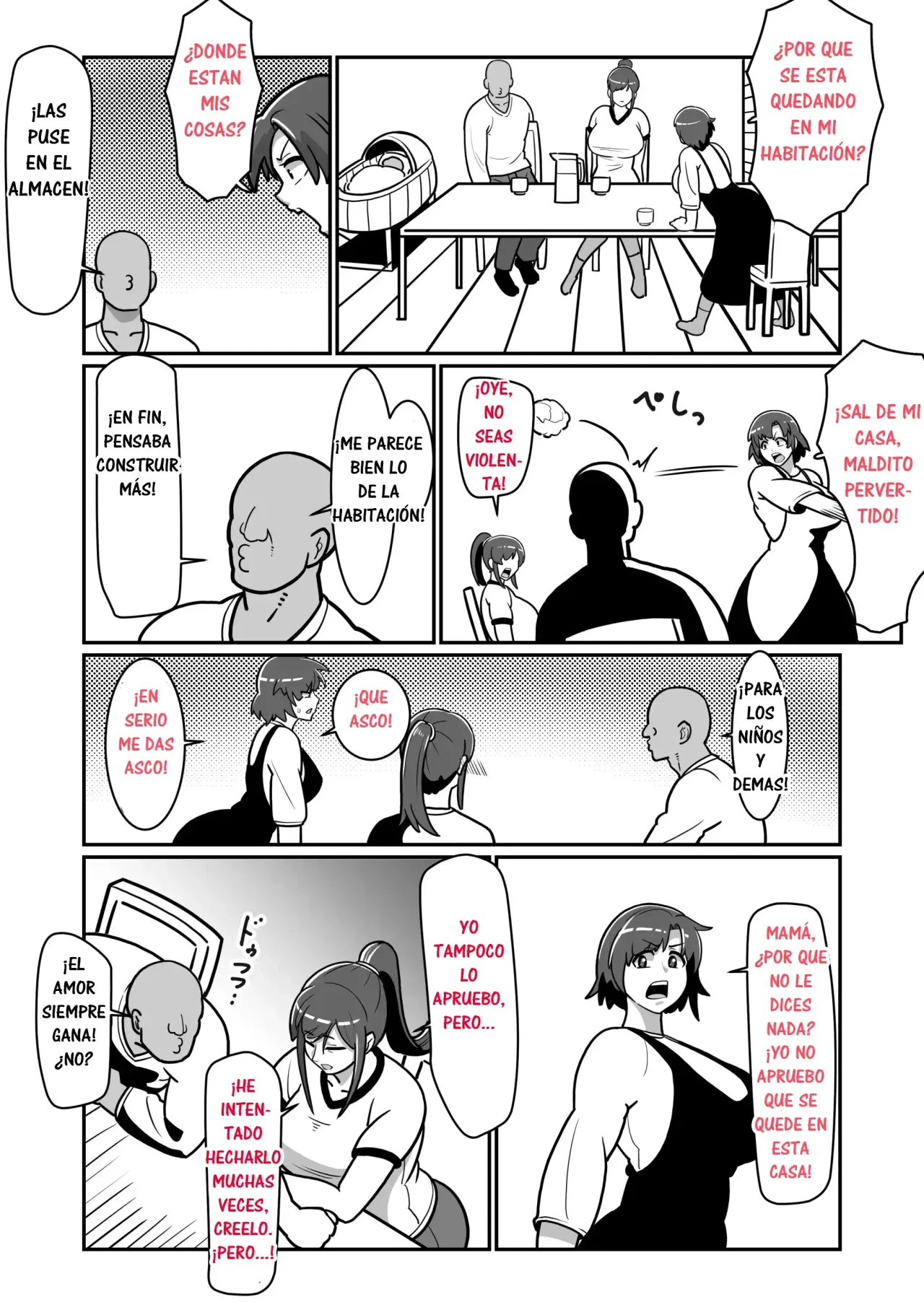 [Boundari (Sakai)] Bote Oyako~Tabetsukushi! Double Botehara Oyakodonburi!~｜¡Madre e Hija Completamente Devoradas! ~¡Oyakodon de Madre e Hija Embarazads!~ [Spanish] [RYU.SHINS] 图片编号 12