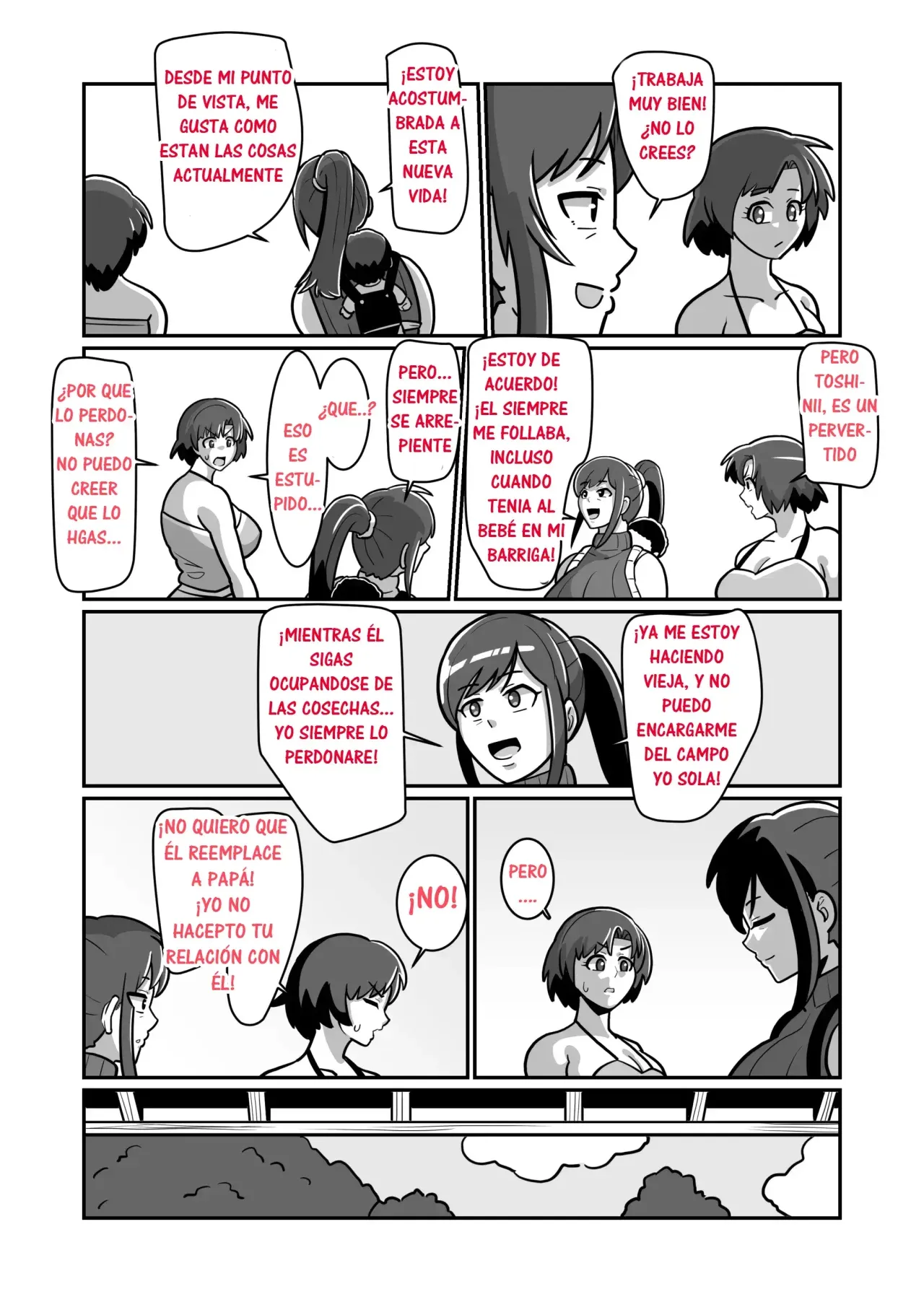 [Boundari (Sakai)] Bote Oyako~Tabetsukushi! Double Botehara Oyakodonburi!~｜¡Madre e Hija Completamente Devoradas! ~¡Oyakodon de Madre e Hija Embarazads!~ [Spanish] [RYU.SHINS] 图片编号 18