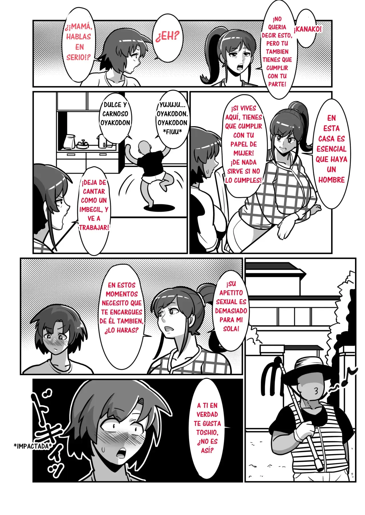 [Boundari (Sakai)] Bote Oyako~Tabetsukushi! Double Botehara Oyakodonburi!~｜¡Madre e Hija Completamente Devoradas! ~¡Oyakodon de Madre e Hija Embarazads!~ [Spanish] [RYU.SHINS] 图片编号 42