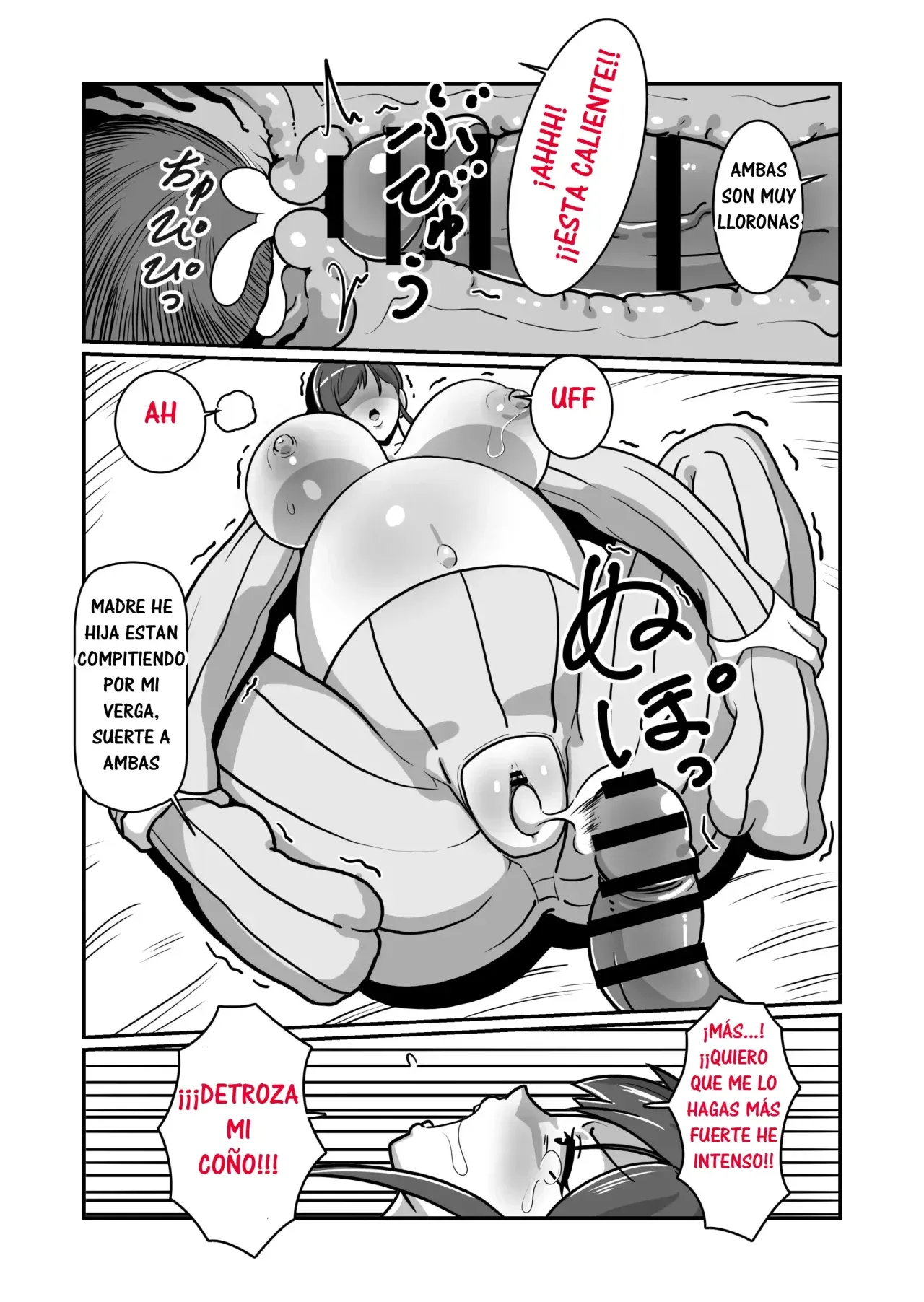 [Boundari (Sakai)] Bote Oyako~Tabetsukushi! Double Botehara Oyakodonburi!~｜¡Madre e Hija Completamente Devoradas! ~¡Oyakodon de Madre e Hija Embarazads!~ [Spanish] [RYU.SHINS] 图片编号 67