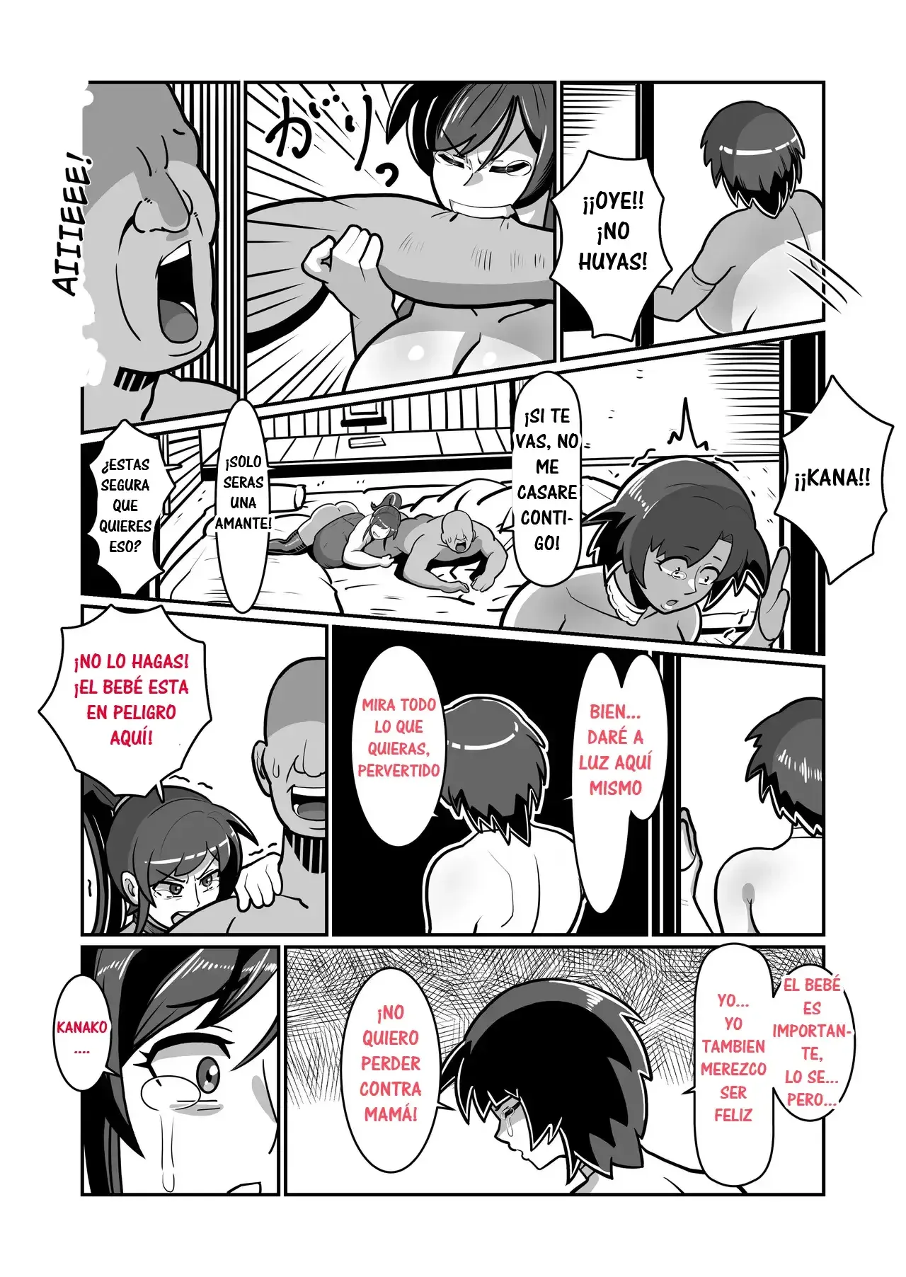 [Boundari (Sakai)] Bote Oyako~Tabetsukushi! Double Botehara Oyakodonburi!~｜¡Madre e Hija Completamente Devoradas! ~¡Oyakodon de Madre e Hija Embarazads!~ [Spanish] [RYU.SHINS] 图片编号 95