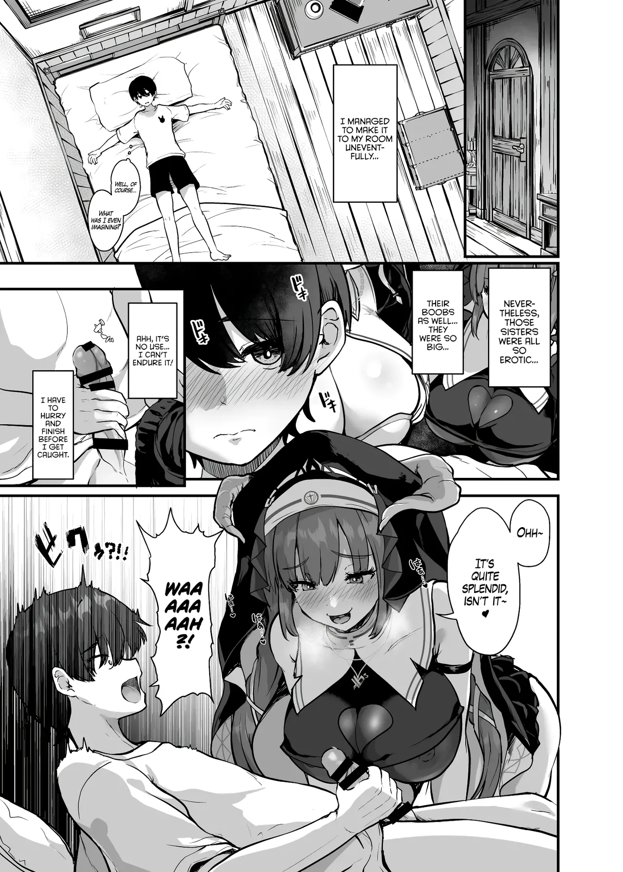 [Water Drop (MA-SA)] Himitsu no Zangeshitsu | The Secret Confessional (Houshou Marine, Shirakami Fubuki, Shirogane Noel) [English] [Rirare Translation] [Digital] 画像番号 7