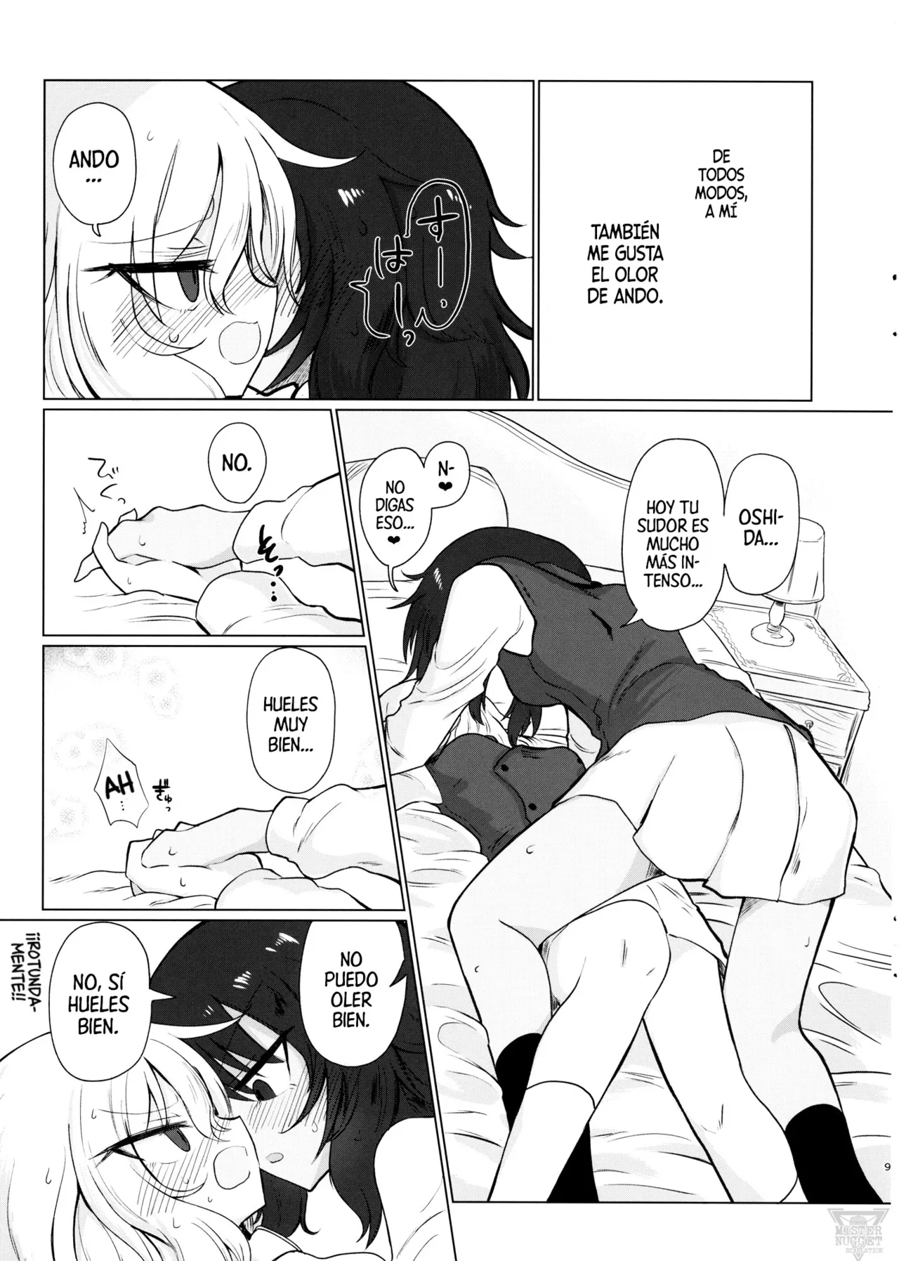 (Panzer Vor! 13) [Shadan Katsudoh (Kyuusuikei)] Himitsu no Hanseikai | La Reunión Secreta De Evaluación (Girls und Panzer) [Spanish] [Mister Nugget] Bildnummer 8