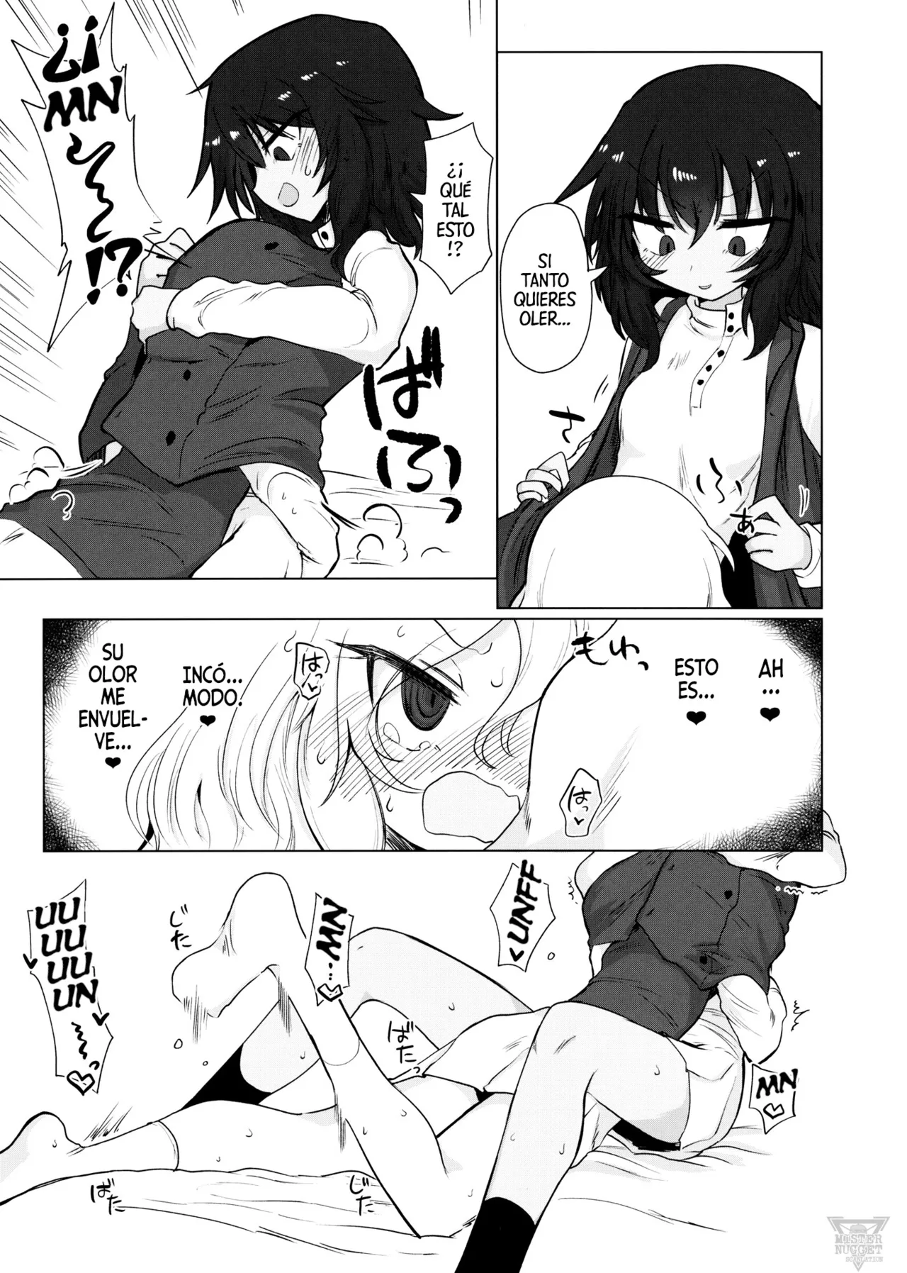 (Panzer Vor! 13) [Shadan Katsudoh (Kyuusuikei)] Himitsu no Hanseikai | La Reunión Secreta De Evaluación (Girls und Panzer) [Spanish] [Mister Nugget] Bildnummer 10