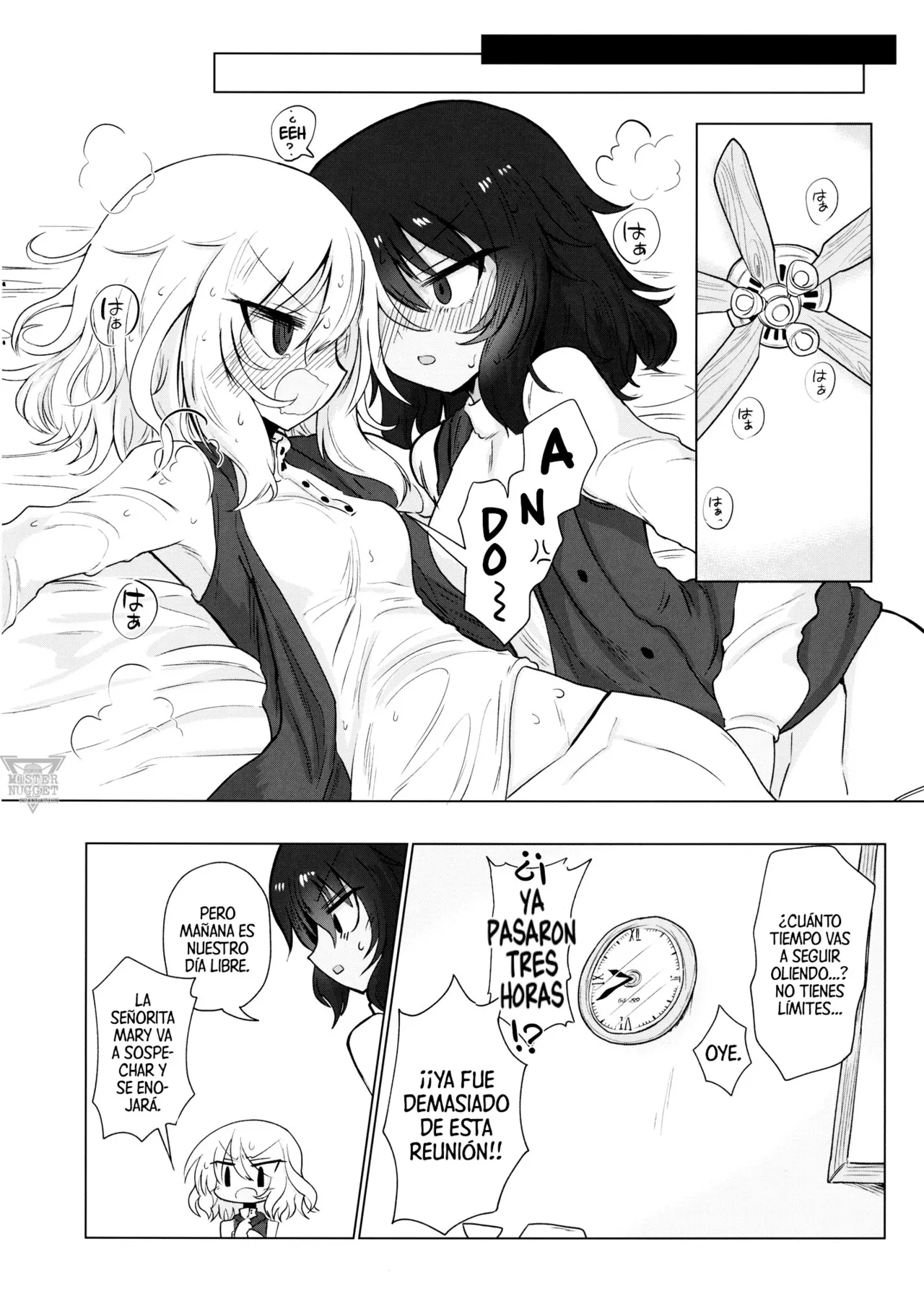 (Panzer Vor! 13) [Shadan Katsudoh (Kyuusuikei)] Himitsu no Hanseikai | La Reunión Secreta De Evaluación (Girls und Panzer) [Spanish] [Mister Nugget] Bildnummer 13