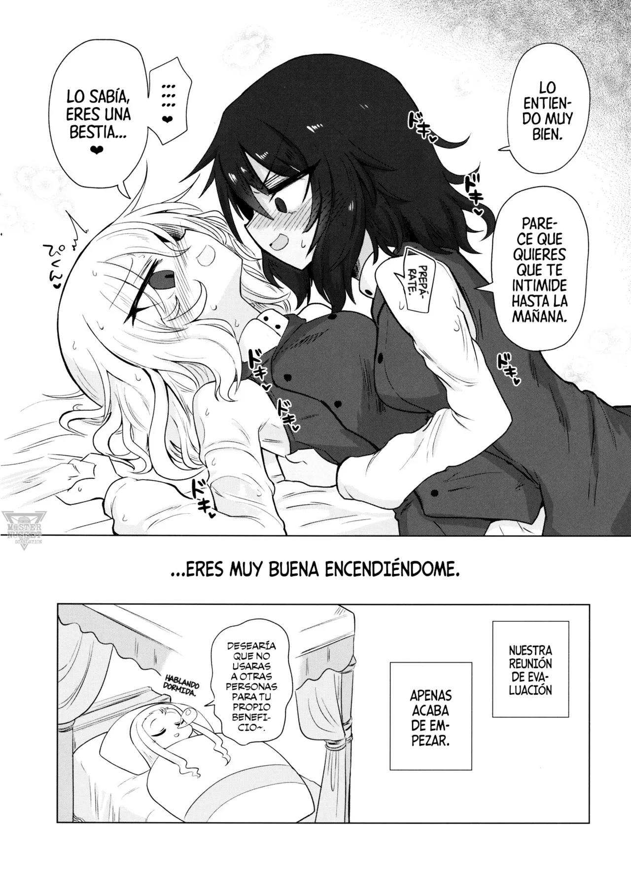 (Panzer Vor! 13) [Shadan Katsudoh (Kyuusuikei)] Himitsu no Hanseikai | La Reunión Secreta De Evaluación (Girls und Panzer) [Spanish] [Mister Nugget] Bildnummer 15