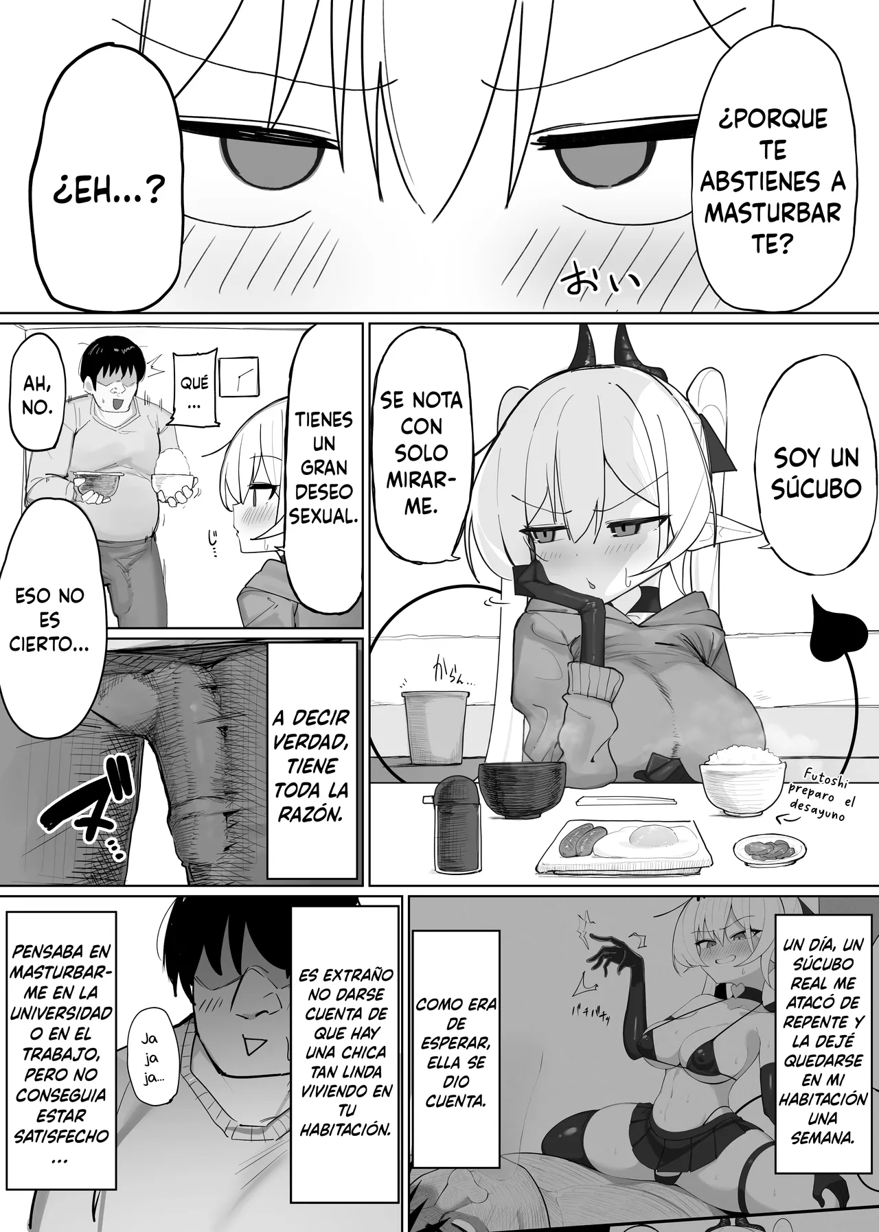 [Osinobu no Yakata (Osinobu)] Atashi no Ejiki ni Narinasai! 2｜¡Seras Esclavo del Súcubo! 2 [Spanish] [DARKSIDE] image number 3