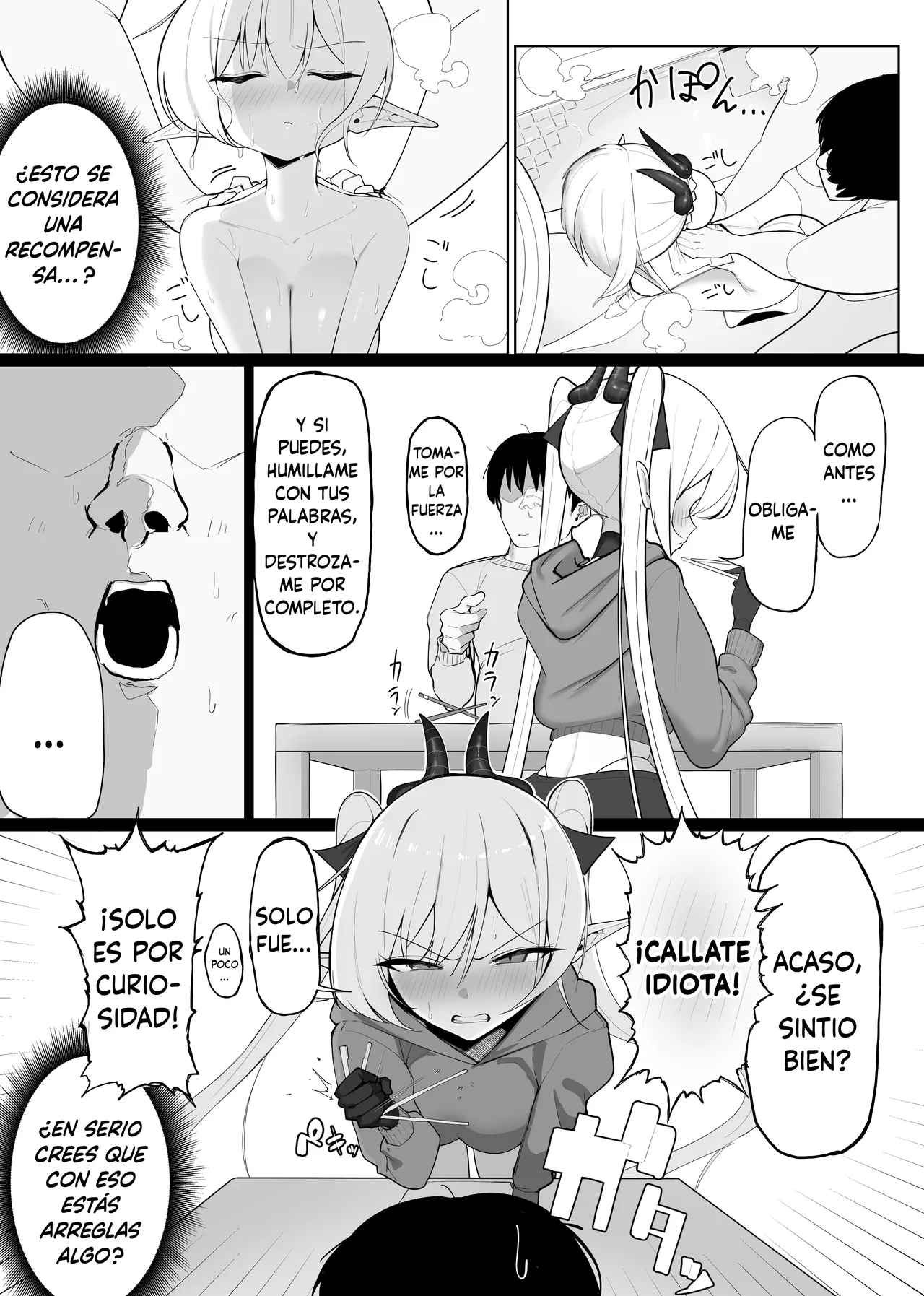 [Osinobu no Yakata (Osinobu)] Atashi no Ejiki ni Narinasai! 2｜¡Seras Esclavo del Súcubo! 2 [Spanish] [DARKSIDE] image number 36