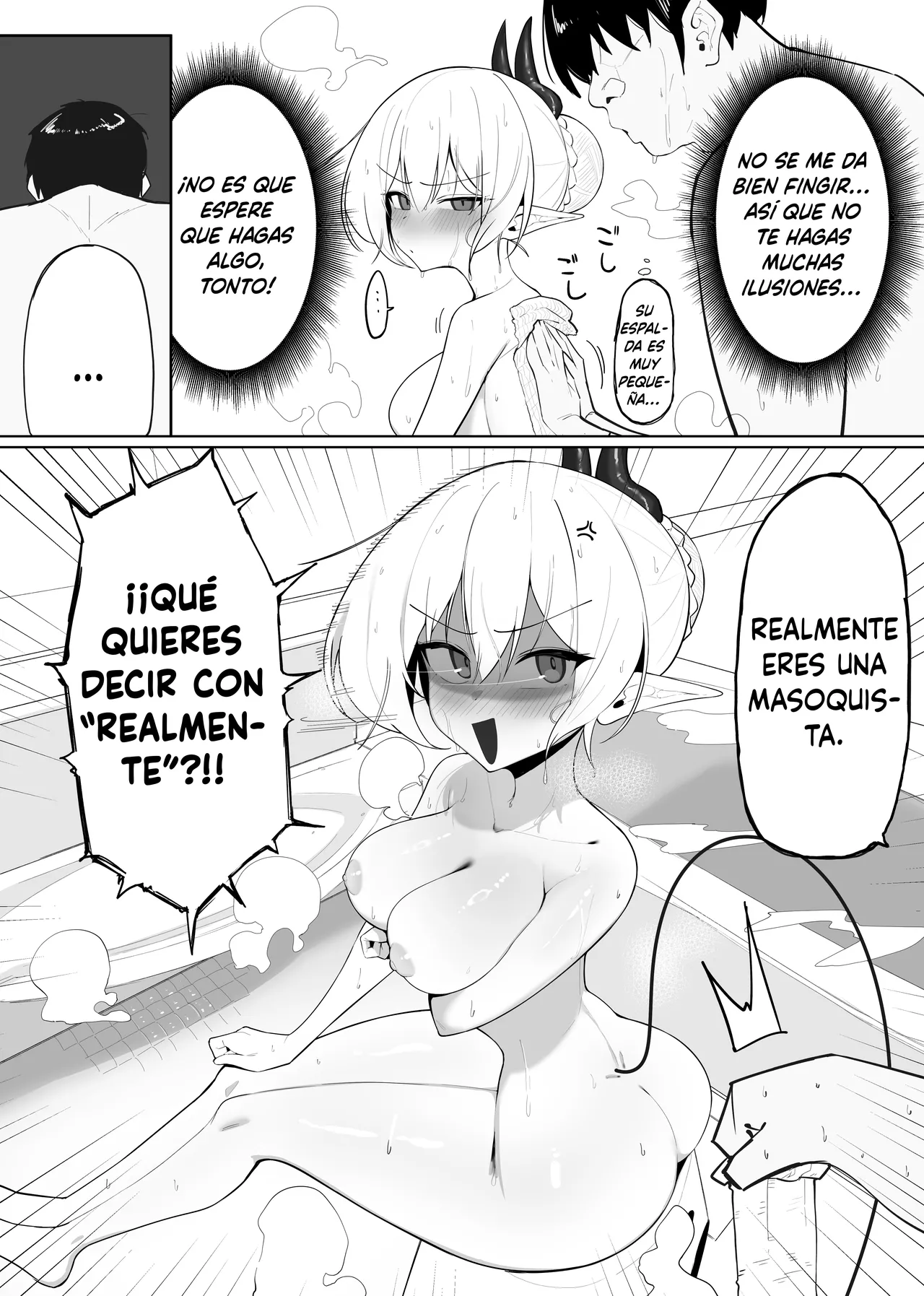 [Osinobu no Yakata (Osinobu)] Atashi no Ejiki ni Narinasai! 2｜¡Seras Esclavo del Súcubo! 2 [Spanish] [DARKSIDE] image number 37