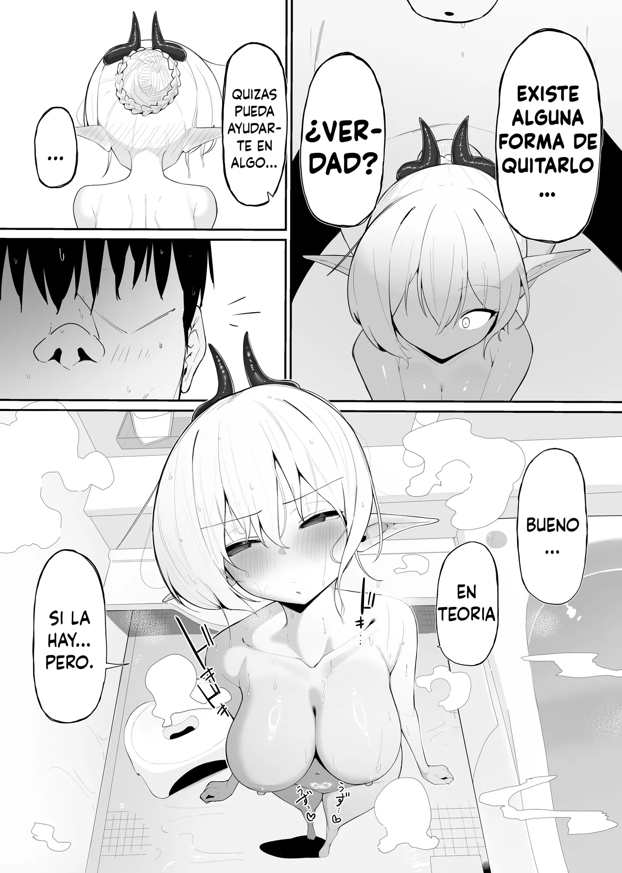 [Osinobu no Yakata (Osinobu)] Atashi no Ejiki ni Narinasai! 2｜¡Seras Esclavo del Súcubo! 2 [Spanish] [DARKSIDE] image number 39