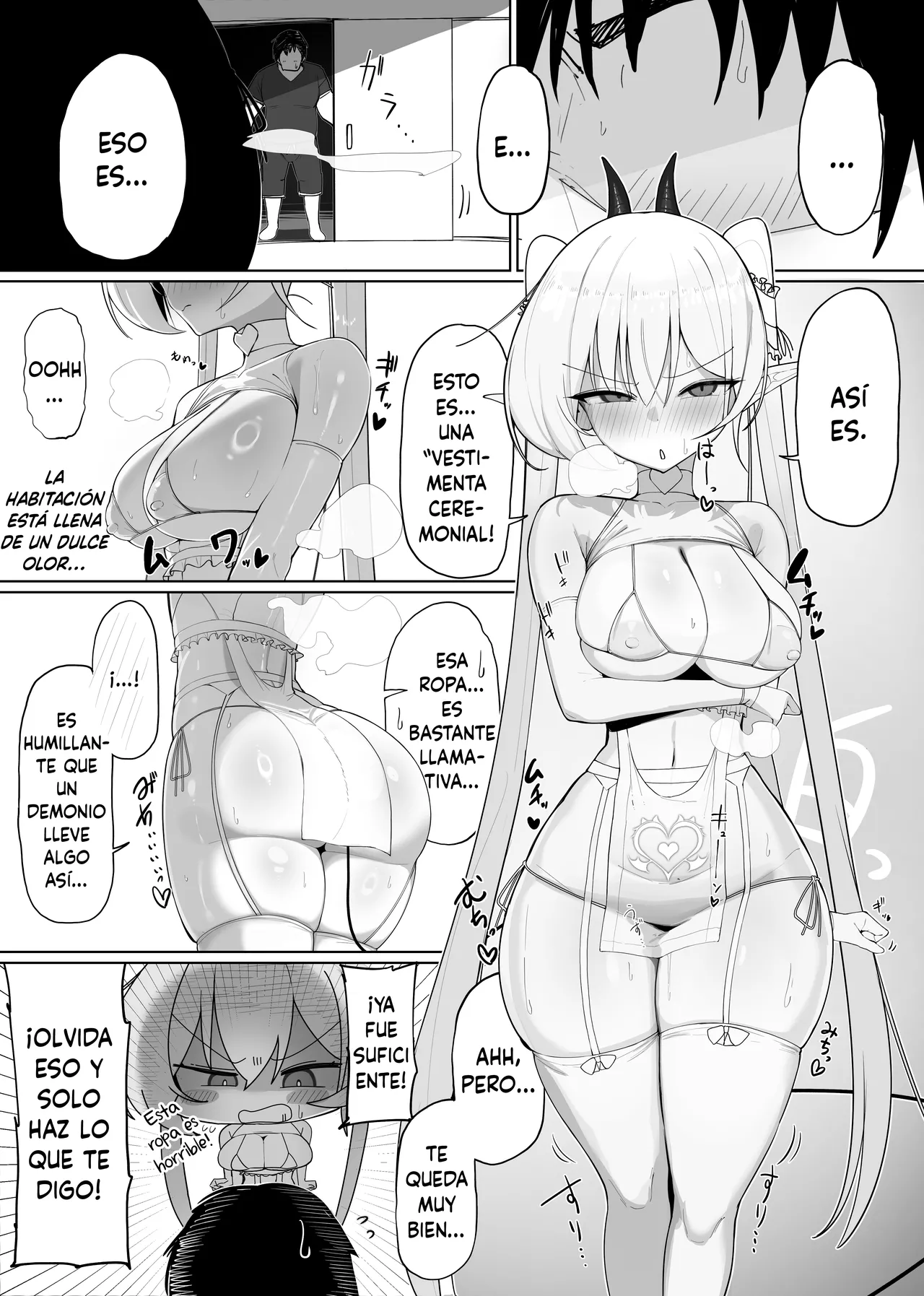 [Osinobu no Yakata (Osinobu)] Atashi no Ejiki ni Narinasai! 2｜¡Seras Esclavo del Súcubo! 2 [Spanish] [DARKSIDE] image number 40