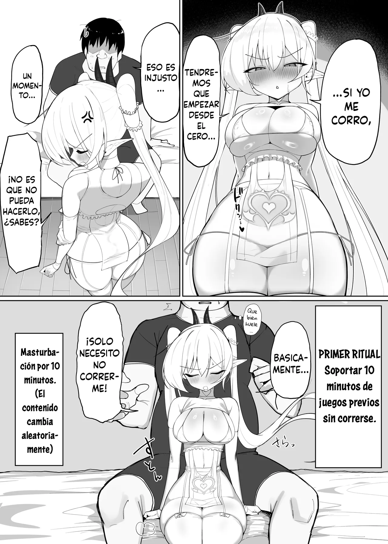 [Osinobu no Yakata (Osinobu)] Atashi no Ejiki ni Narinasai! 2｜¡Seras Esclavo del Súcubo! 2 [Spanish] [DARKSIDE] image number 43