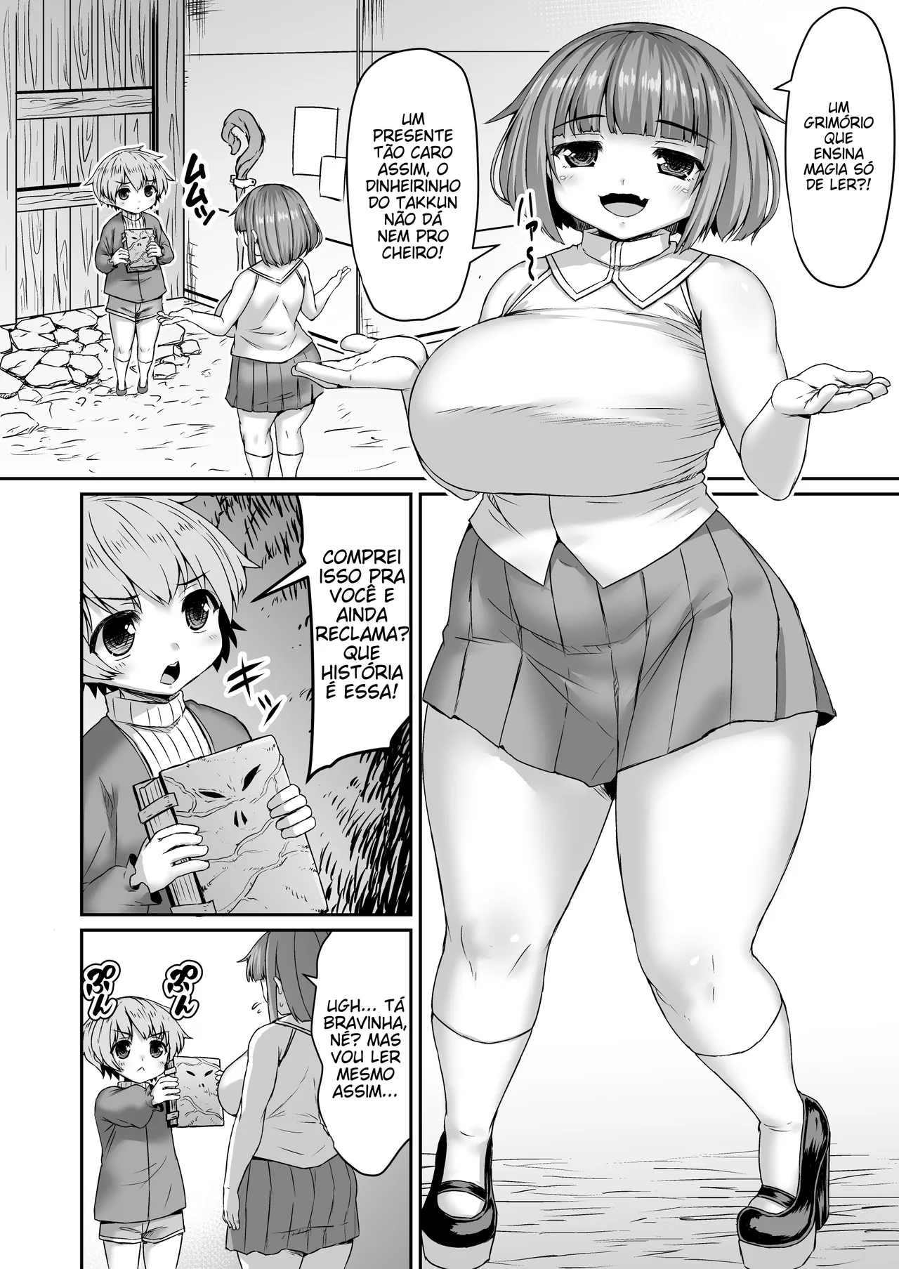 [Himadara] Mahou no Hon de Nou ni Muriyari Jouhou Kakikoma Reru Ane [Portuguese-BR] (TR-94) imagen número 1